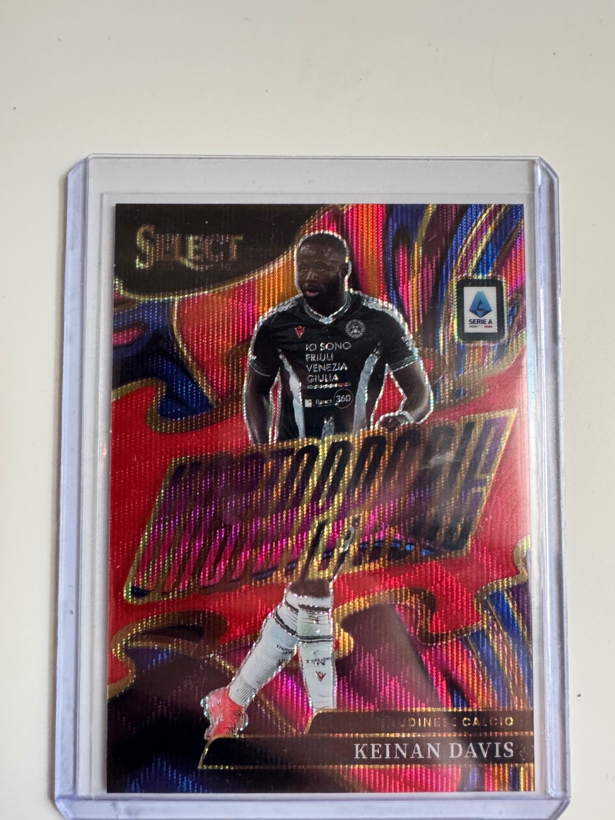 keinan david prizm unstoppable numbered /49 2025-26 panini serie A