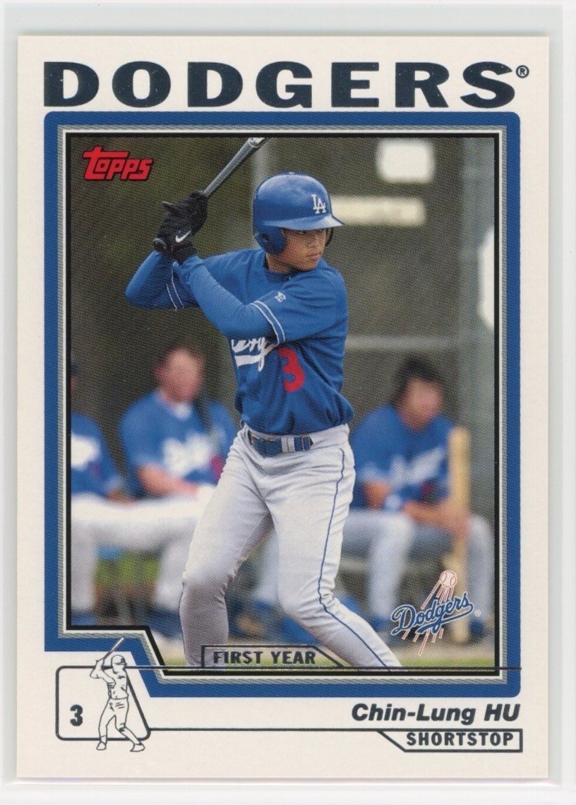 2004 Topps Traded & Rookies #T121 Chin-Lung Hu RC Los Angeles Dodgers