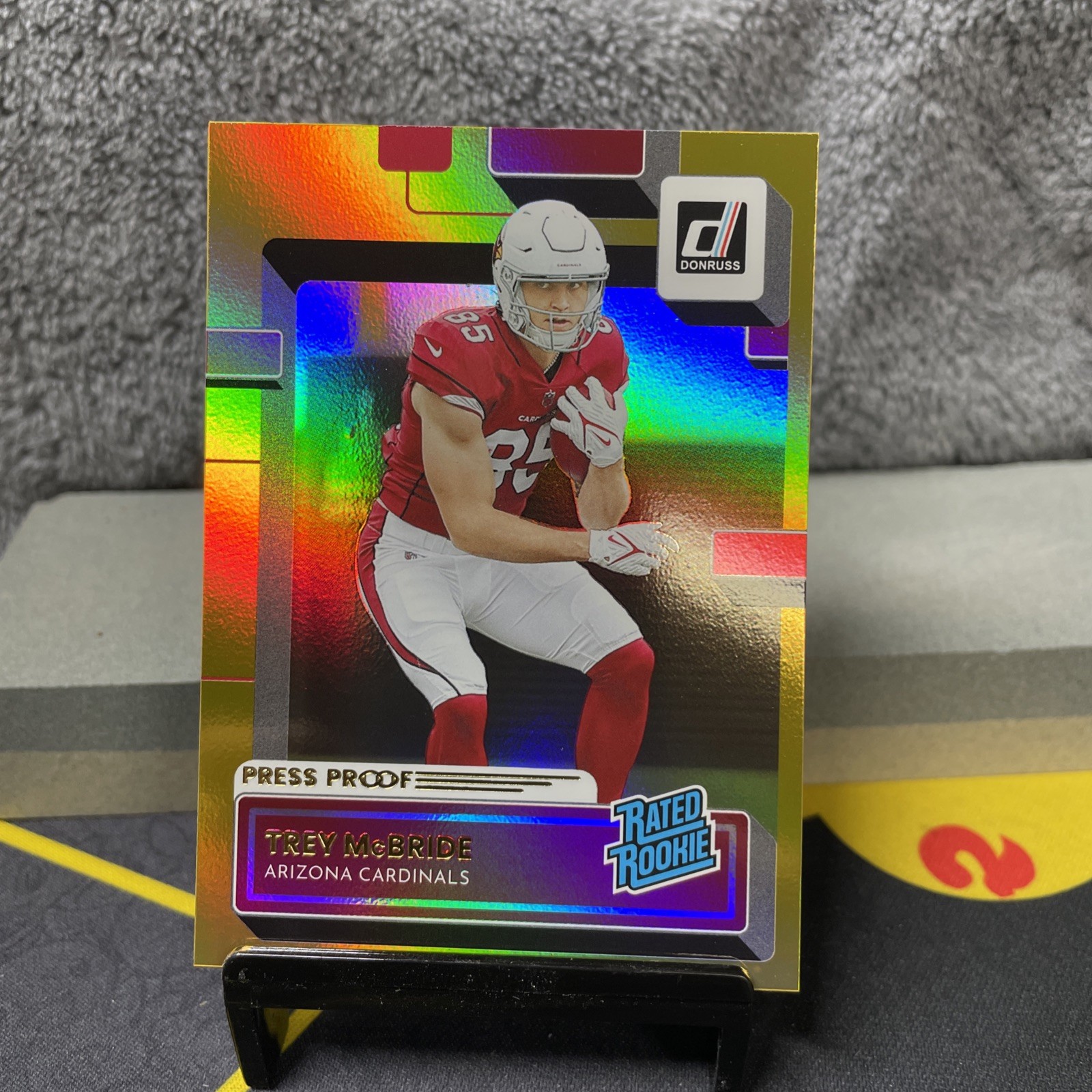 2022 Donruss Press Proof Premium Gold Trey McBride #337 Rated Rookie RC