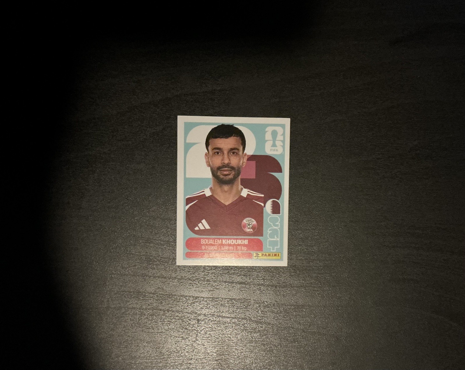 World Cup 2026 Panini Stickers Boualem Khoukhi Qatar #6