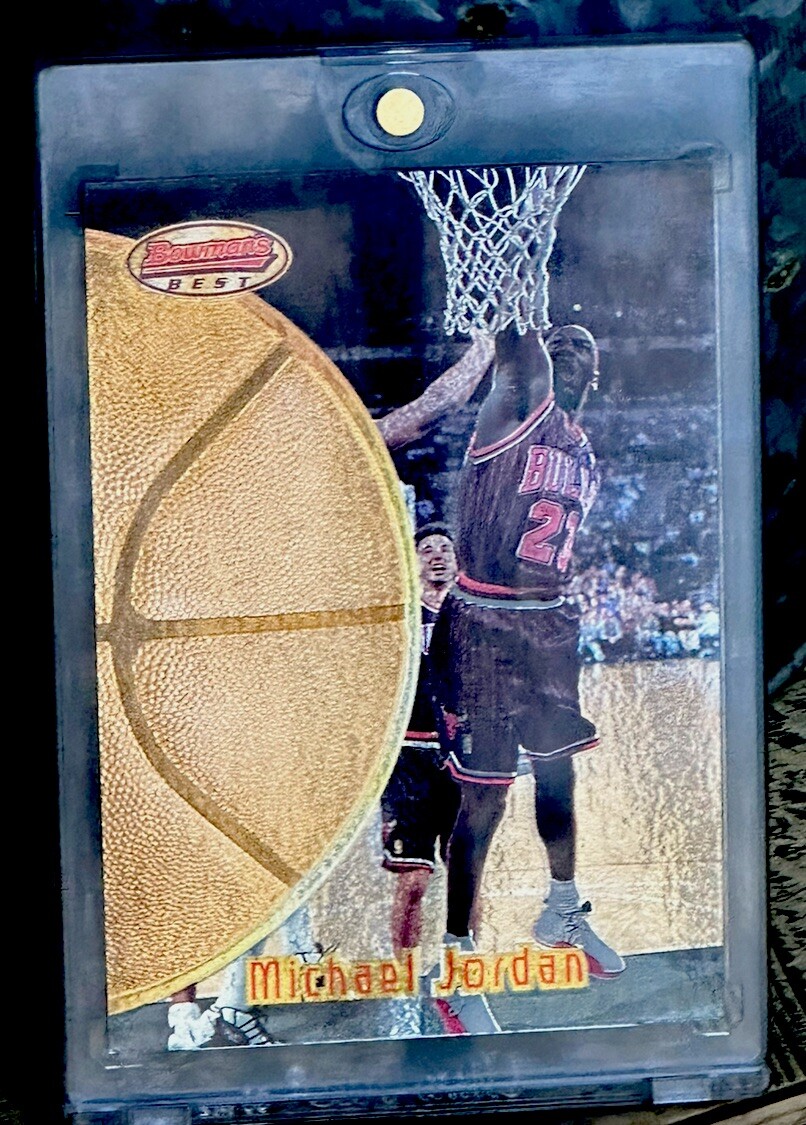 Michael Jordan Card TOPPS 90’s INSERT GOLD HOLO FOIL RARE 🔥 BULLS JERSEY #23