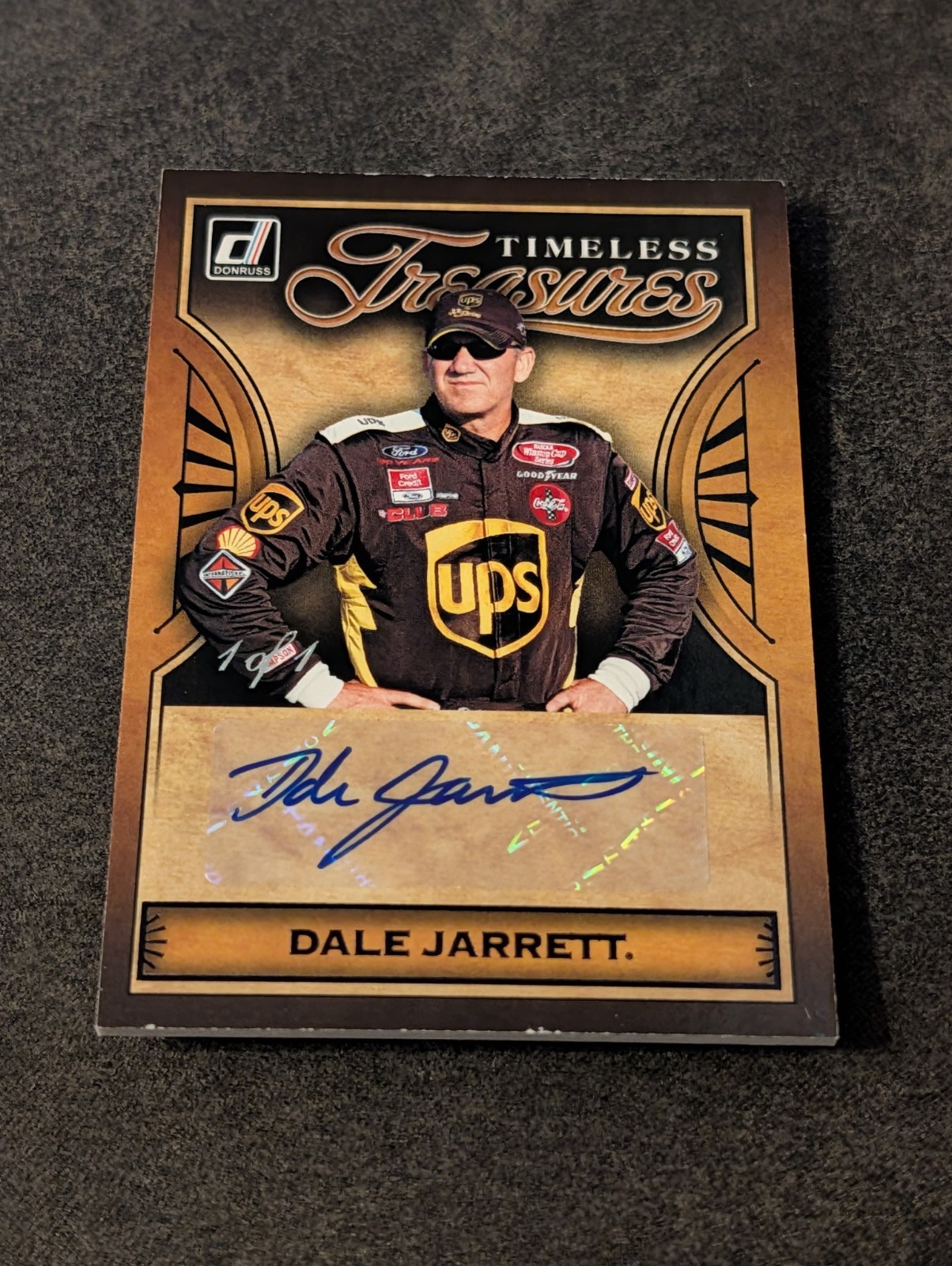 2020 Donruss NASCAR Timeless Treasures Dale Jarrett Auto One of One