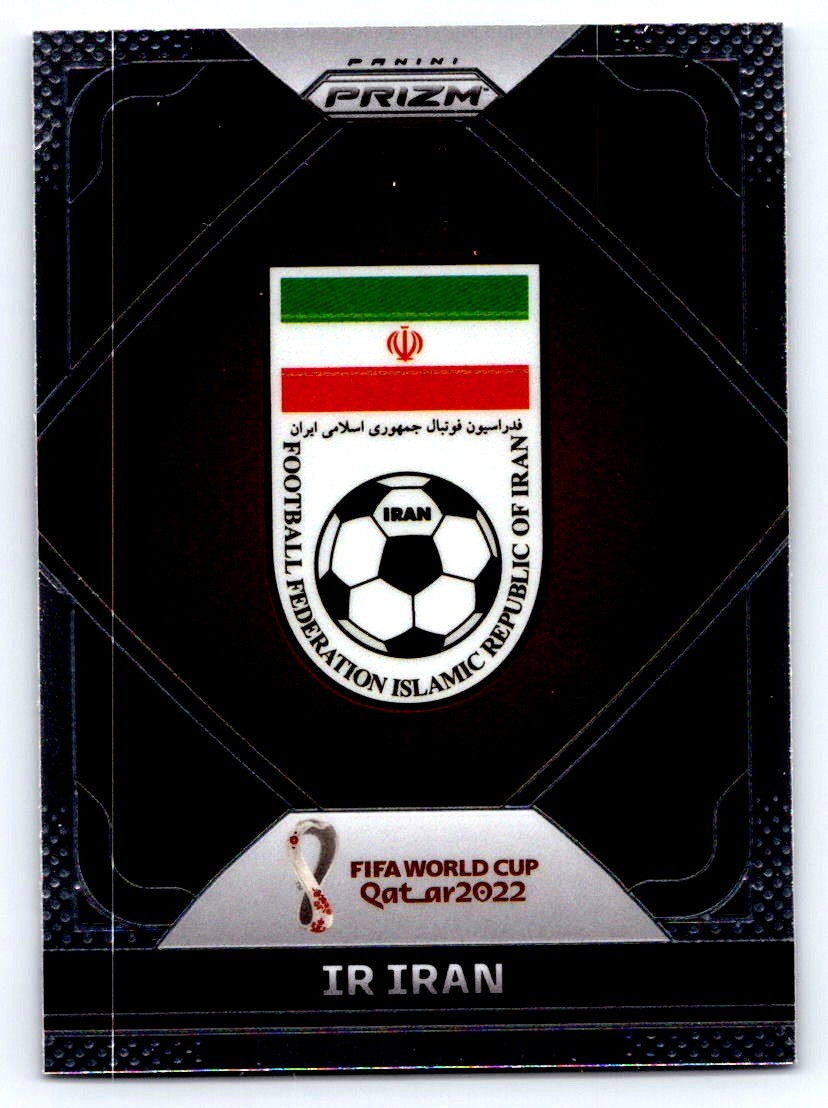 2022 Panini Prizm World Cup Qatar Team Badges IR Iran #13 b22a