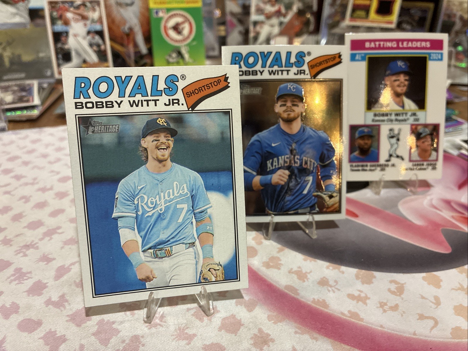 Bobby Witt Jr. 2026 Topps Heritage Image Variation SSP #160 KC Royals +2 Chrome