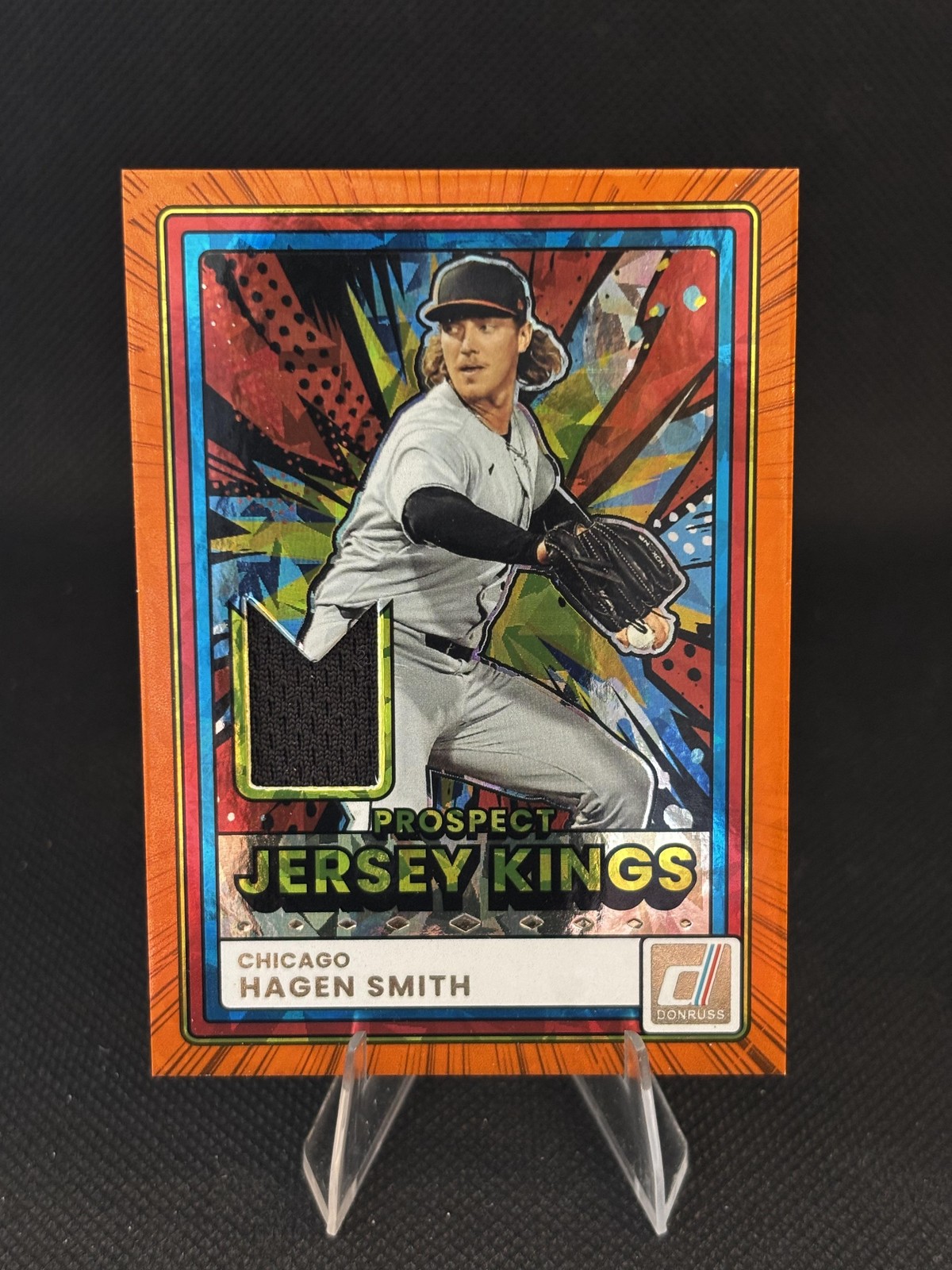 2026 Donruss #PJK-HS Hagen Smith Prospect Jersey Kings Orange Ice