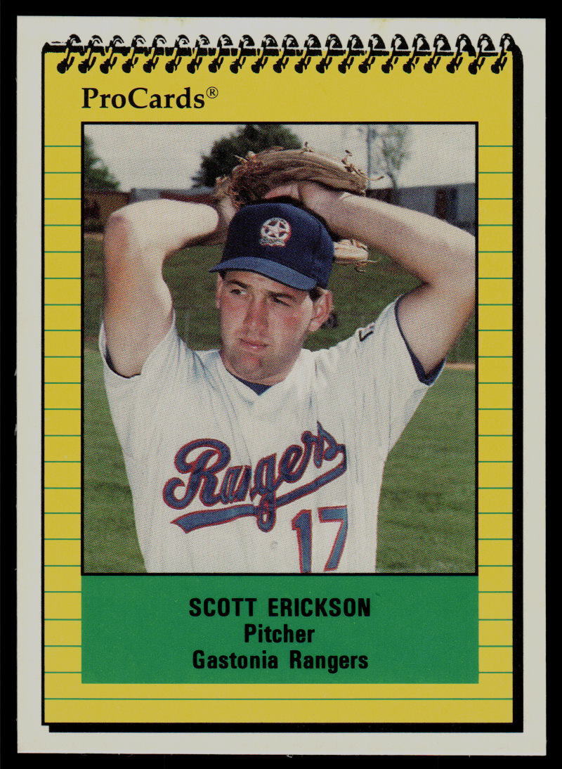 1991 ProCards Scott Erickson Gastonia Rangers