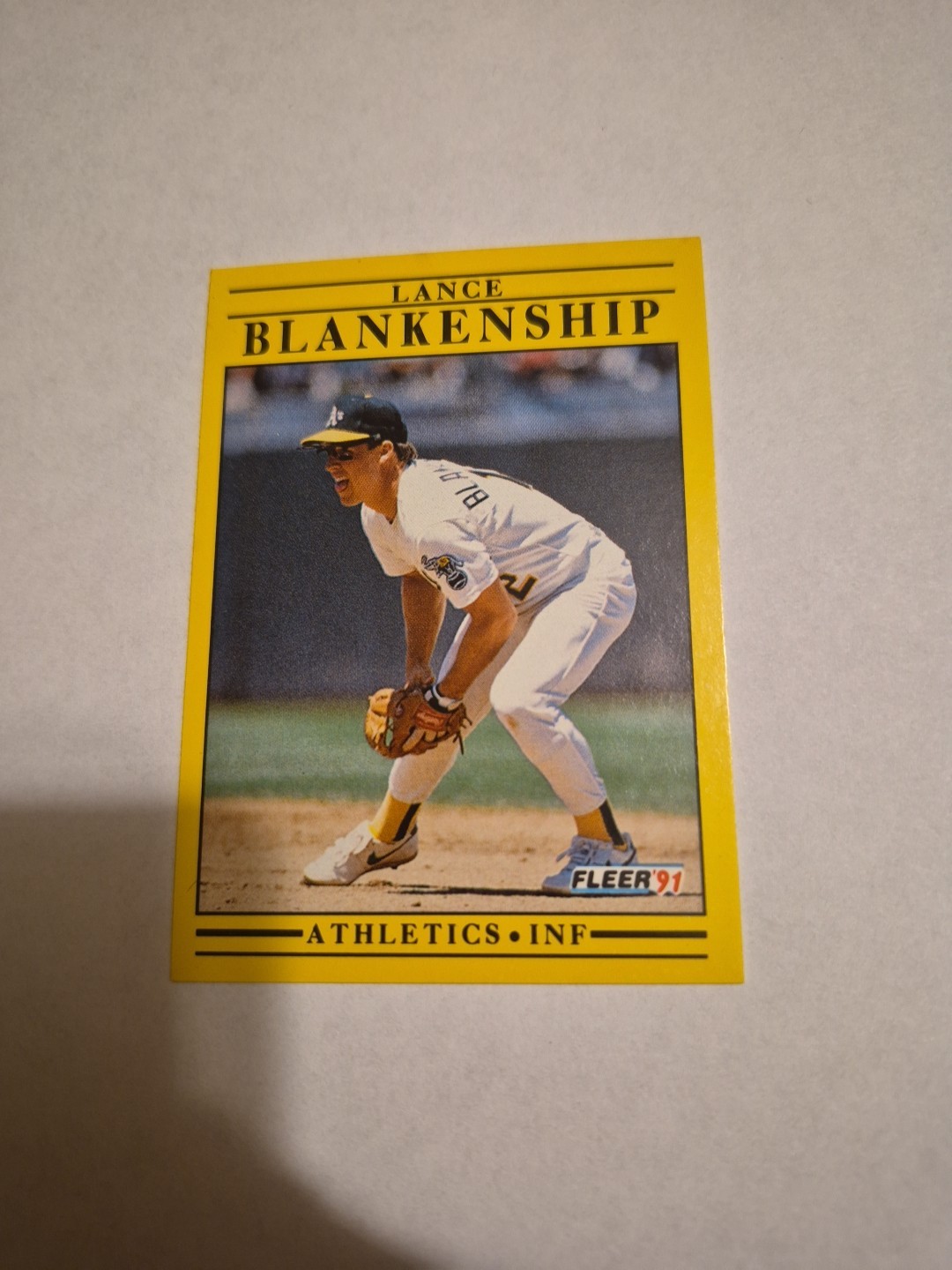 LANCE BLANKENSHIP 1991 FLEER #3 FREE SHIPPING