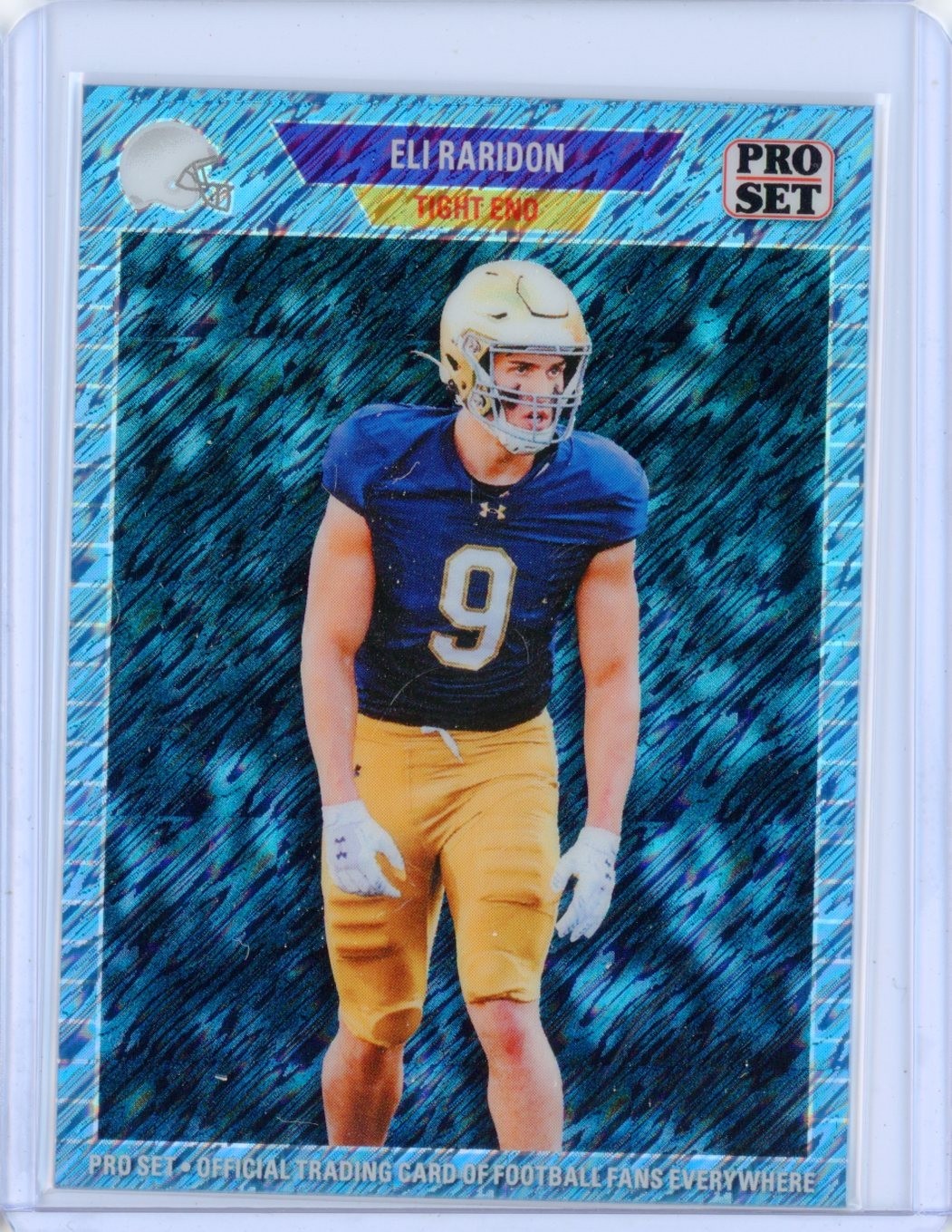 2024 Leaf Collective ELI RARIDON Pro Set Blue Shimmer Prizm RC Rookie 4/20