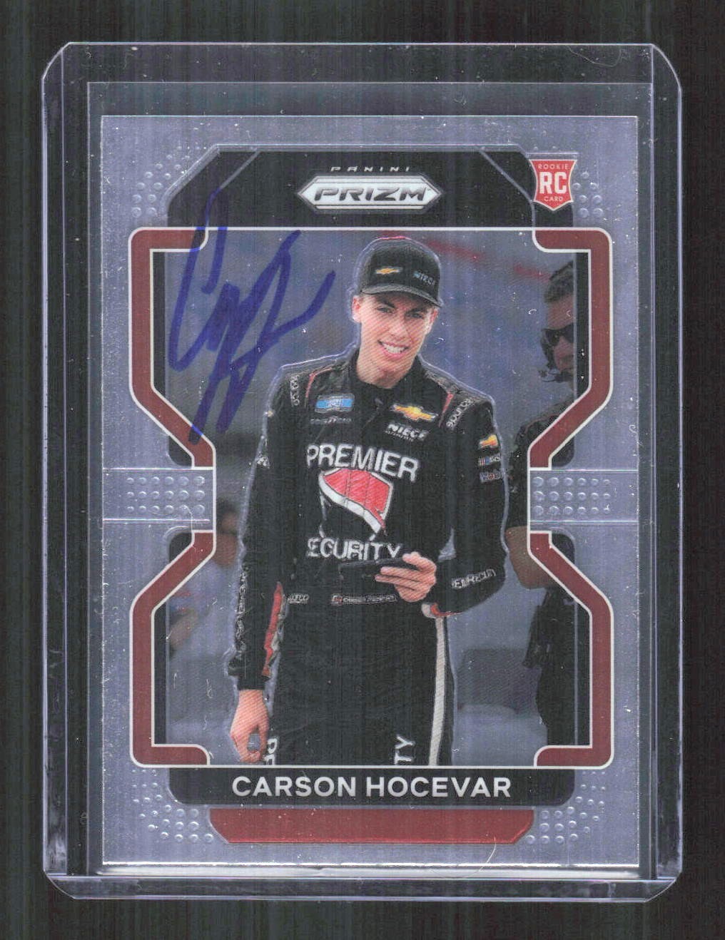 2022 Panini Prizm #26 Carson Hocevar Signed IP Auto Autograph Card RC Rookie