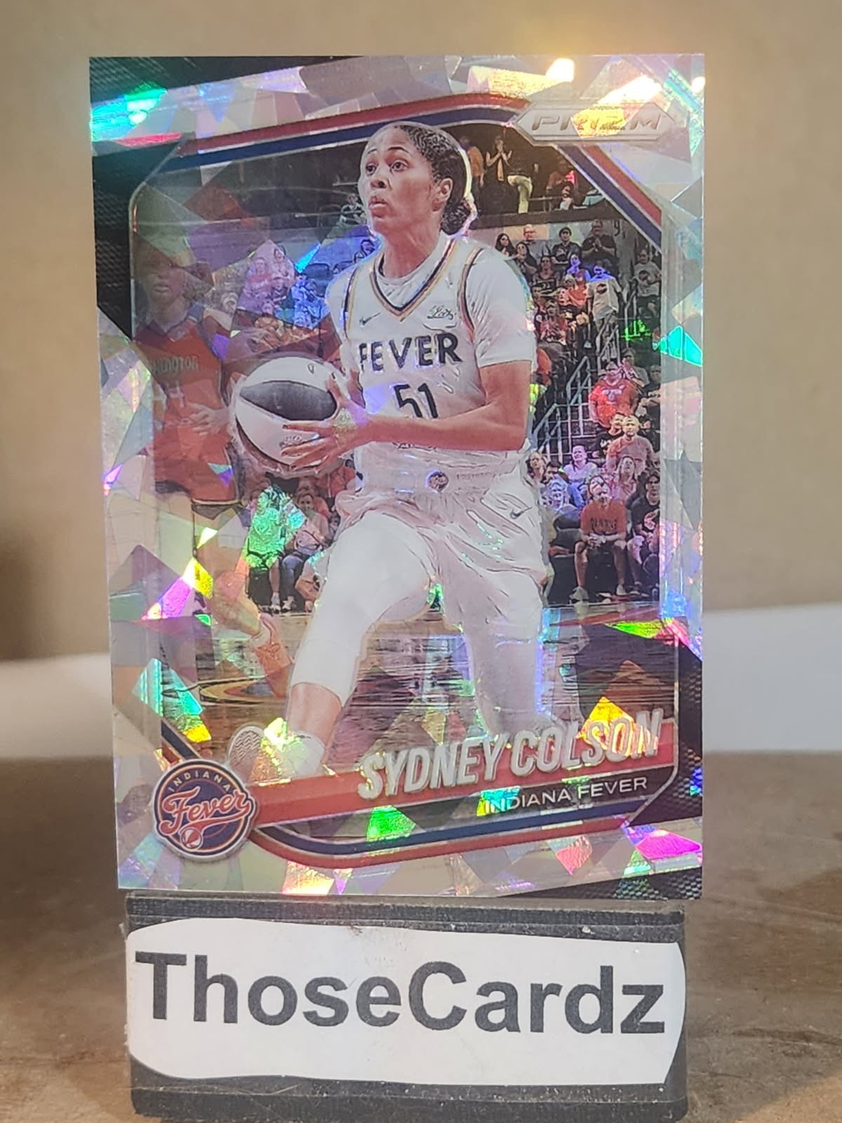 2025 Panini WNBA Cracked Ice Prizm #1 Sydney Colson