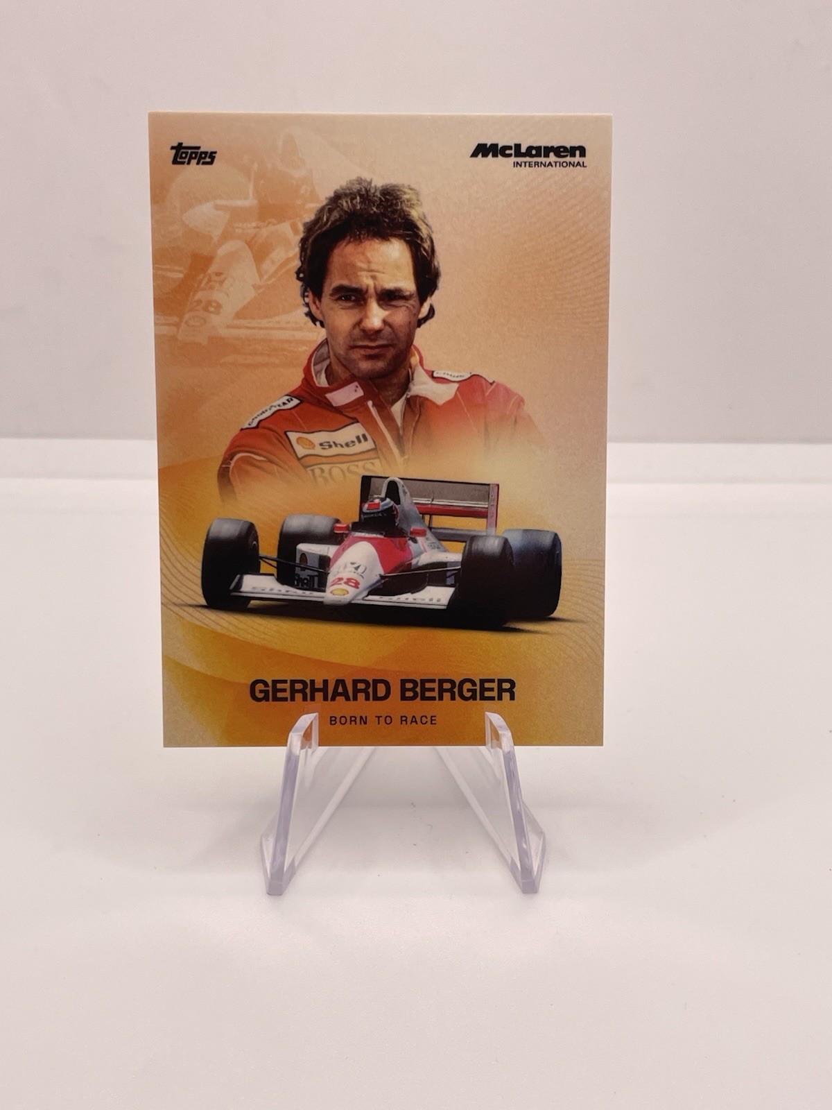 Topps McLaren Racing 2025 Gerhard Berger Born To Race