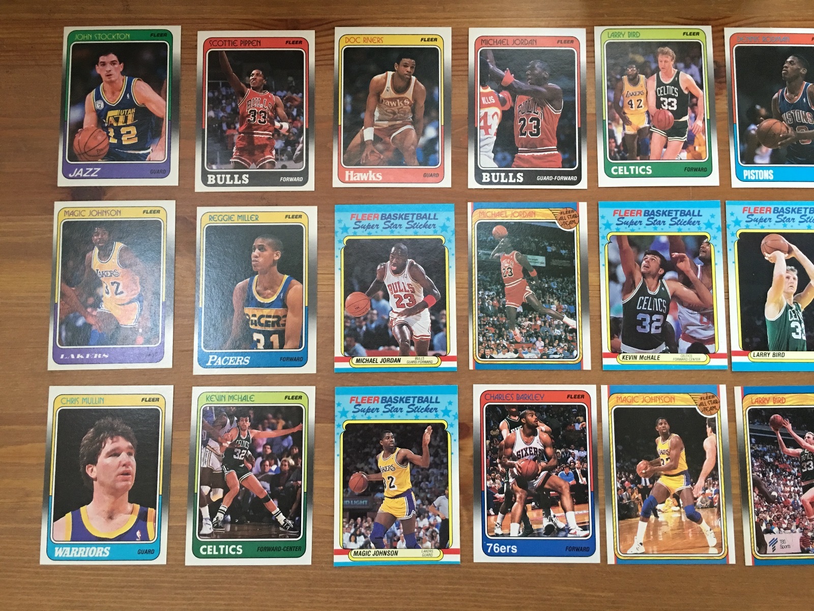 1988 Fleer Basketball Set Michael Jordan P.SA 10 $23,5000