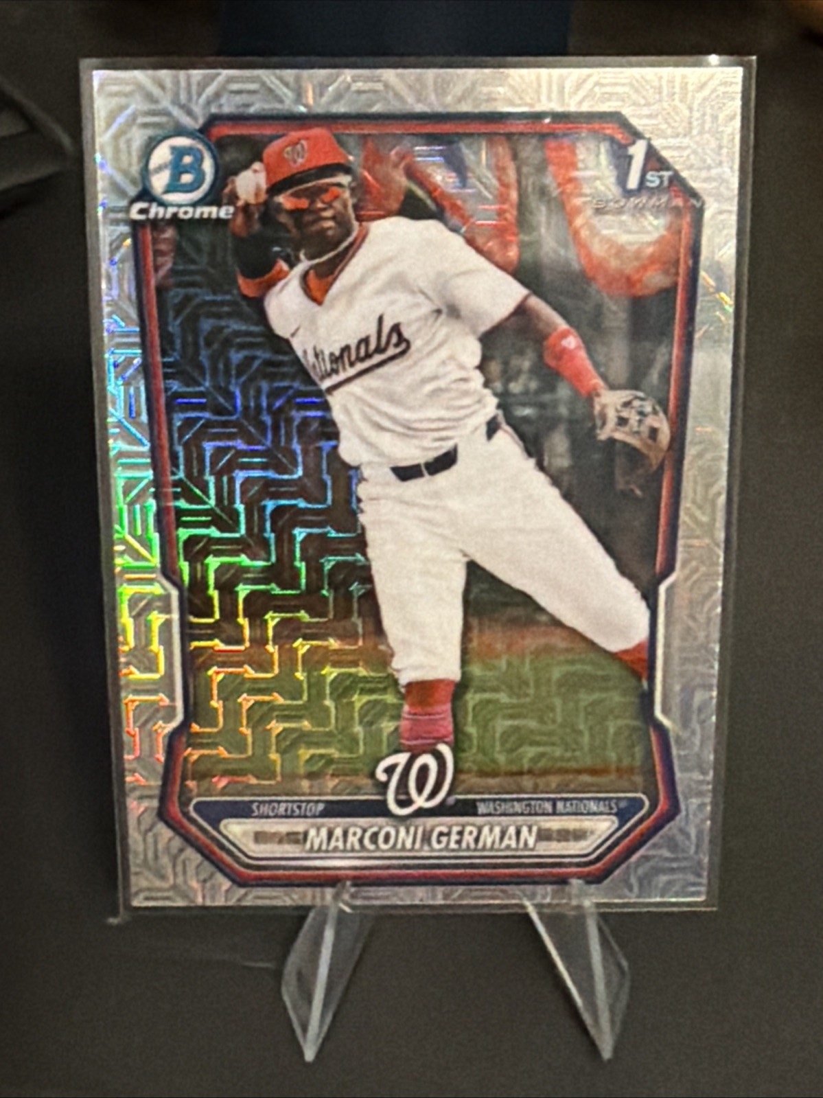 2026 Bowman Mega – Marconi German 1st Bowman Mojo Refractor #BCP-100 Nationals