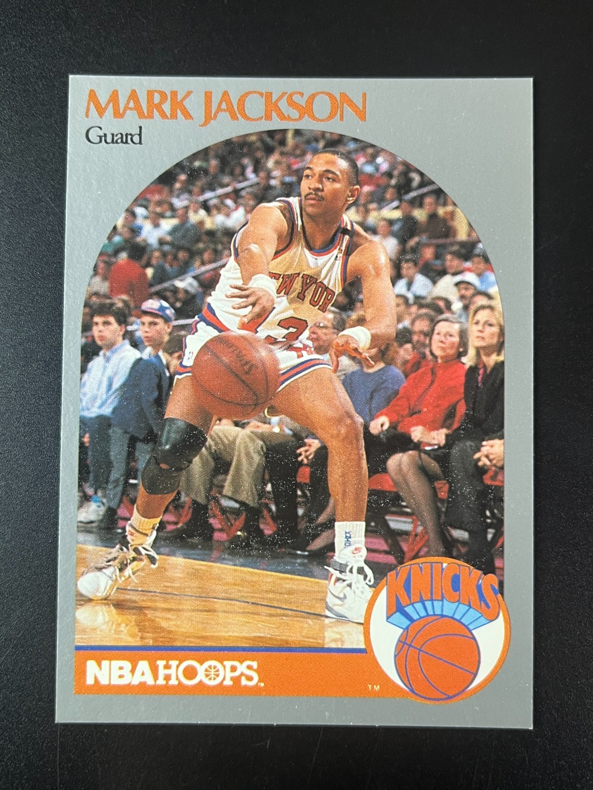 NBA Hoops Mark Jackson 1990 #205 New York Knicks Basketball NBA Menendez Bros NM