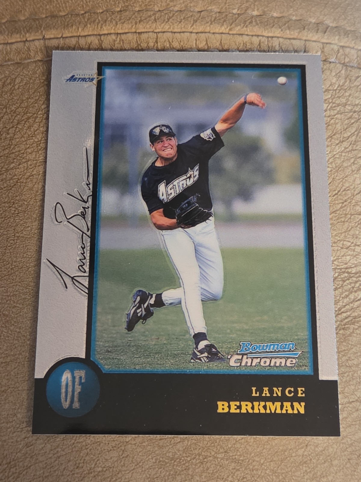 1998 Bowman Chrome Baseball #194 – Lance Berkman – Houston Astros (13496)