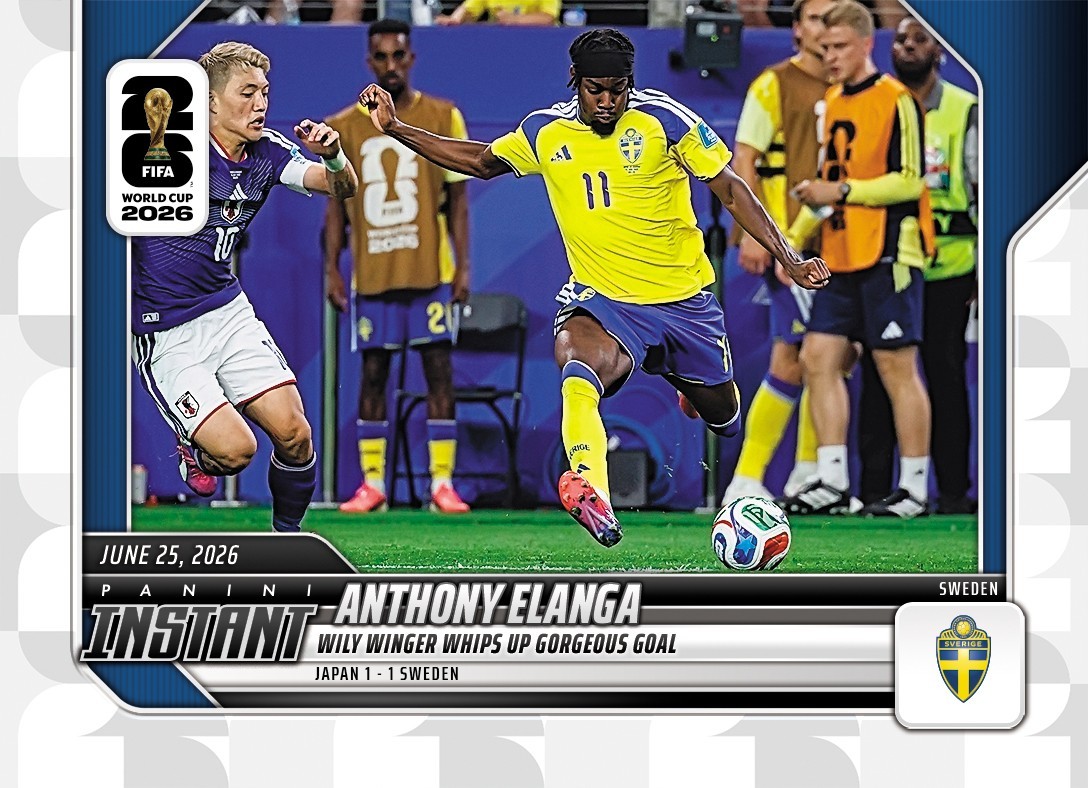 2026 Panini Instant FIFA World Cup #133 Anthony Elanga Sweden PRESALE