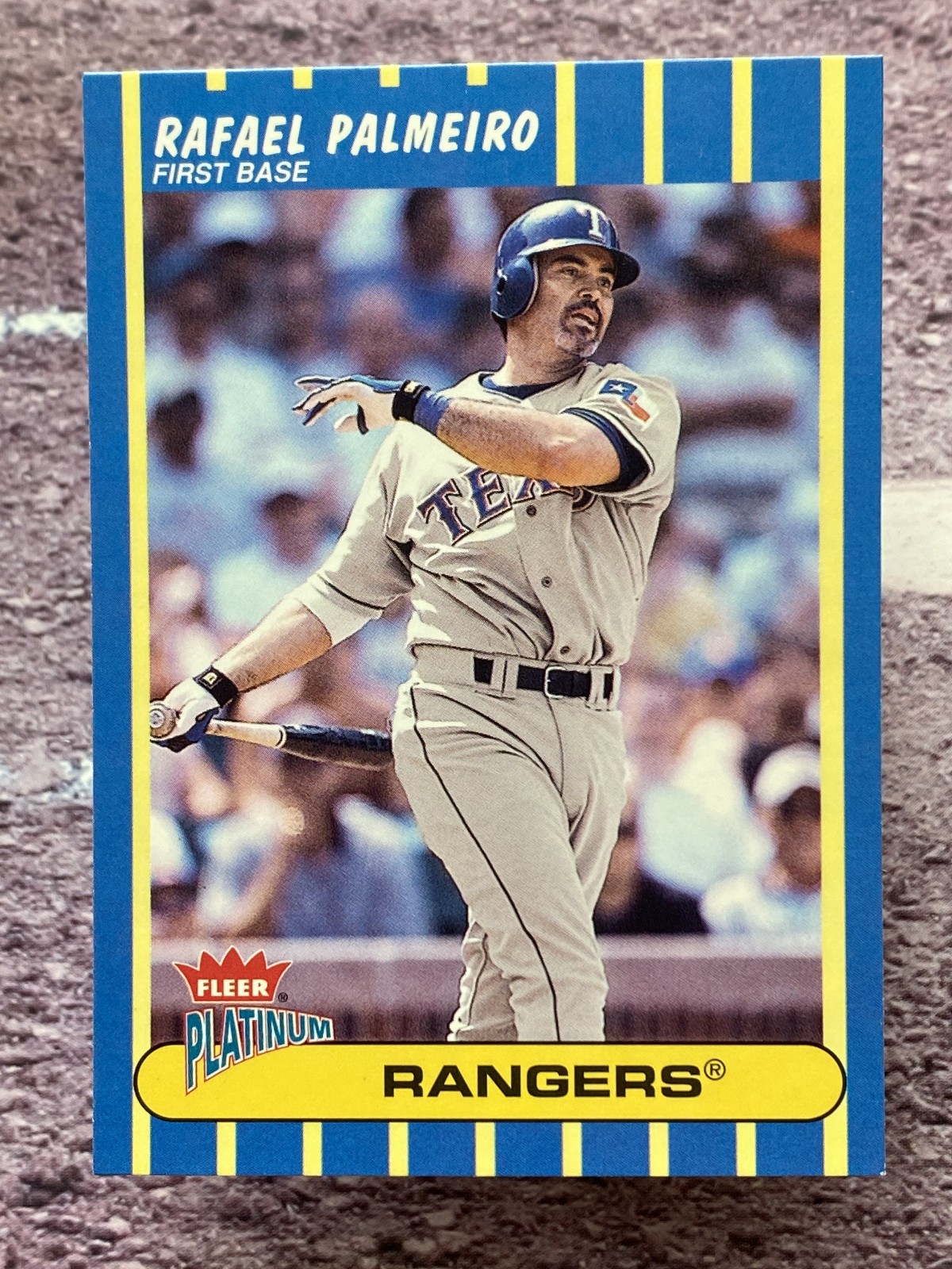 2003 Fleer Platinum Rafael Palmeiro #159 Texas Rangers