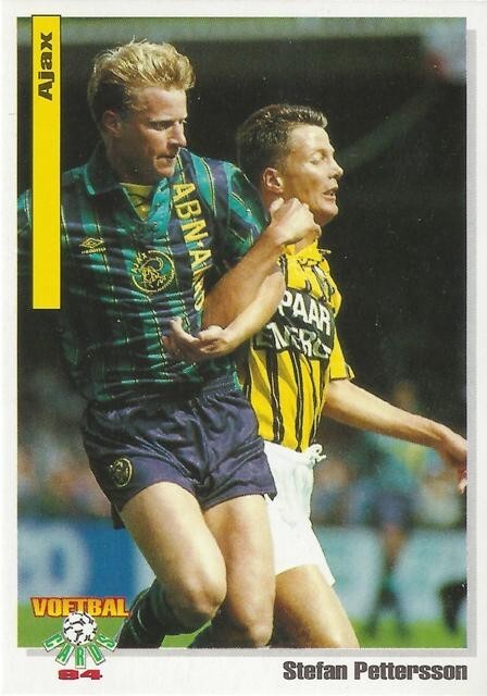 1993 – 1994 Panini Dutch Voetbal – Ajax (1 – 16) – Netherland / Holland