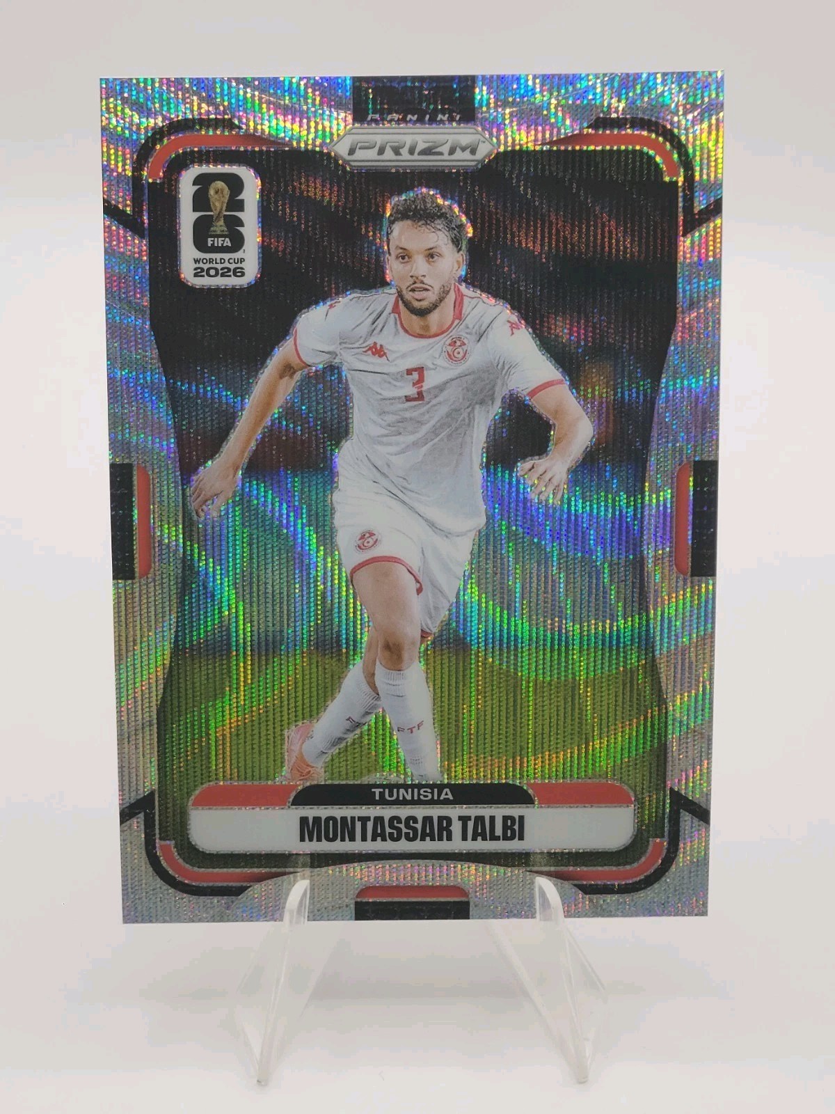 2026 Panini Prizm Fifa World Cup Montassar Talbi Wave Tunisia