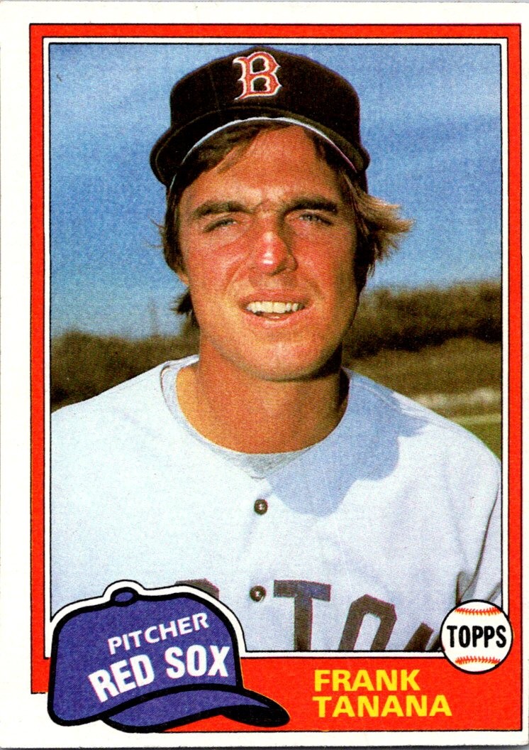 Frank Tanana 1981 Topps Traded #841 Boston Red Sox