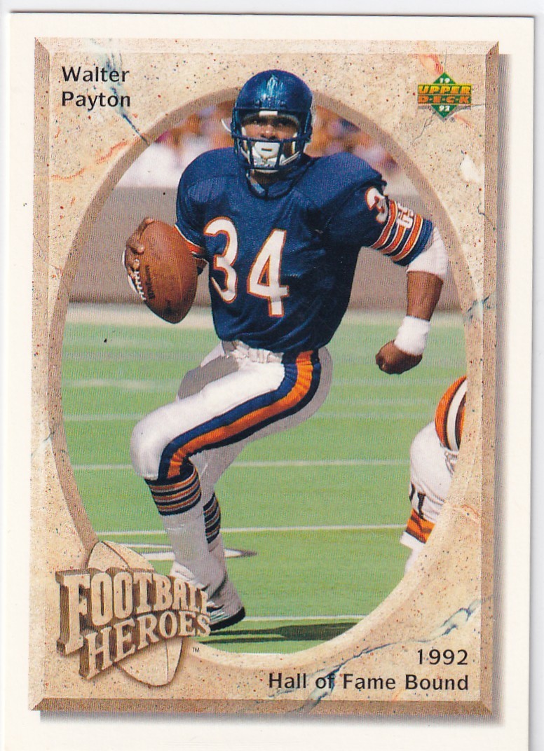 1992 UPPER DECK #26 WALTER PAYTON- CHICAGO BEARS