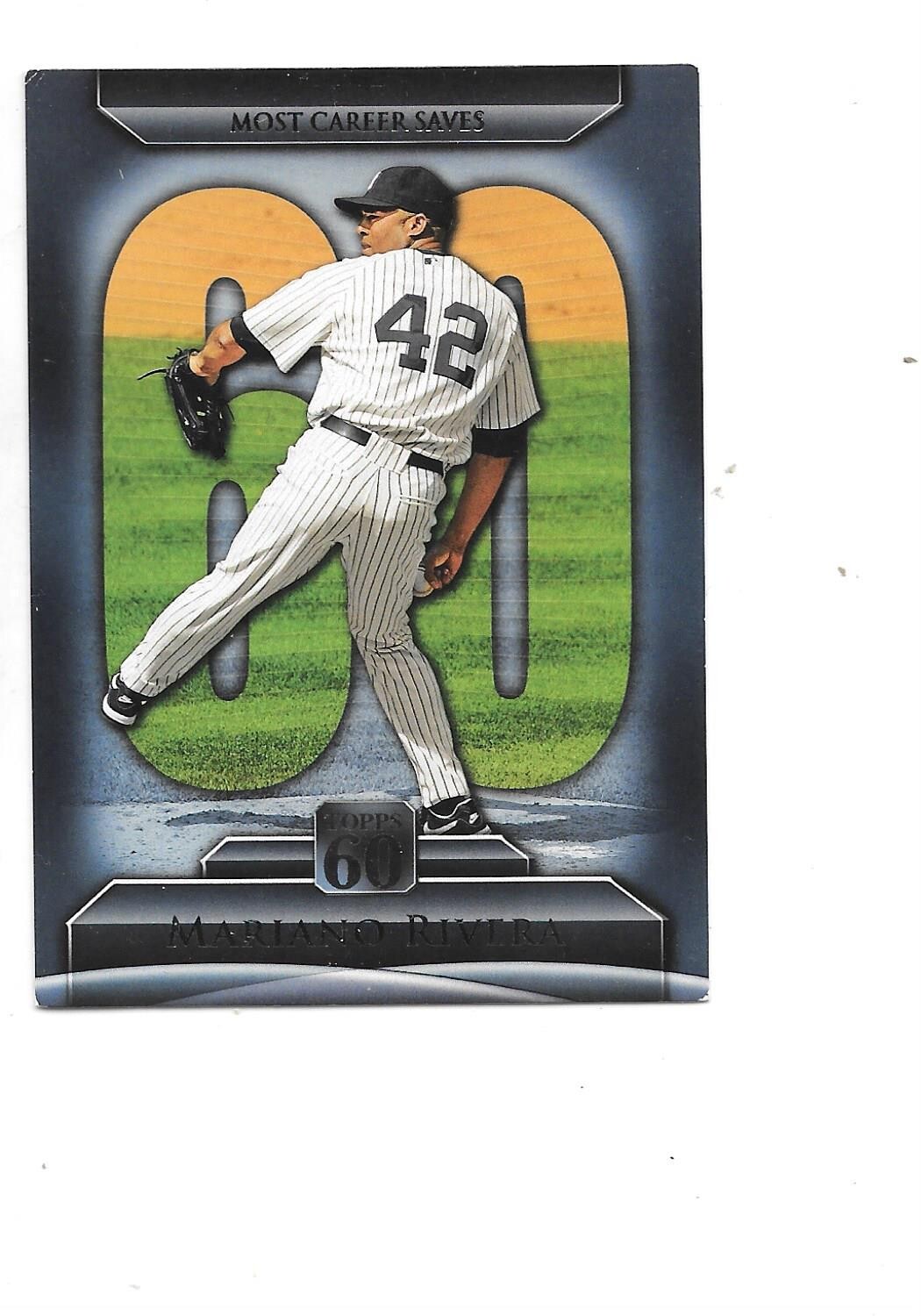 Mariano Rivera 2011 Topps 60 Baseball Card #T60-55 HOF New York Yankees