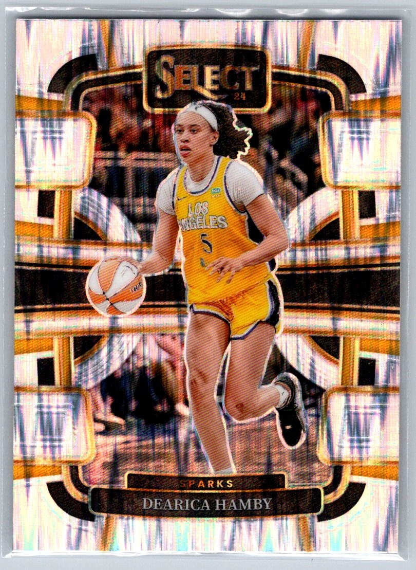 2024 Panini Select WNBA Dearica Hamby Prizms Silver Flash #77