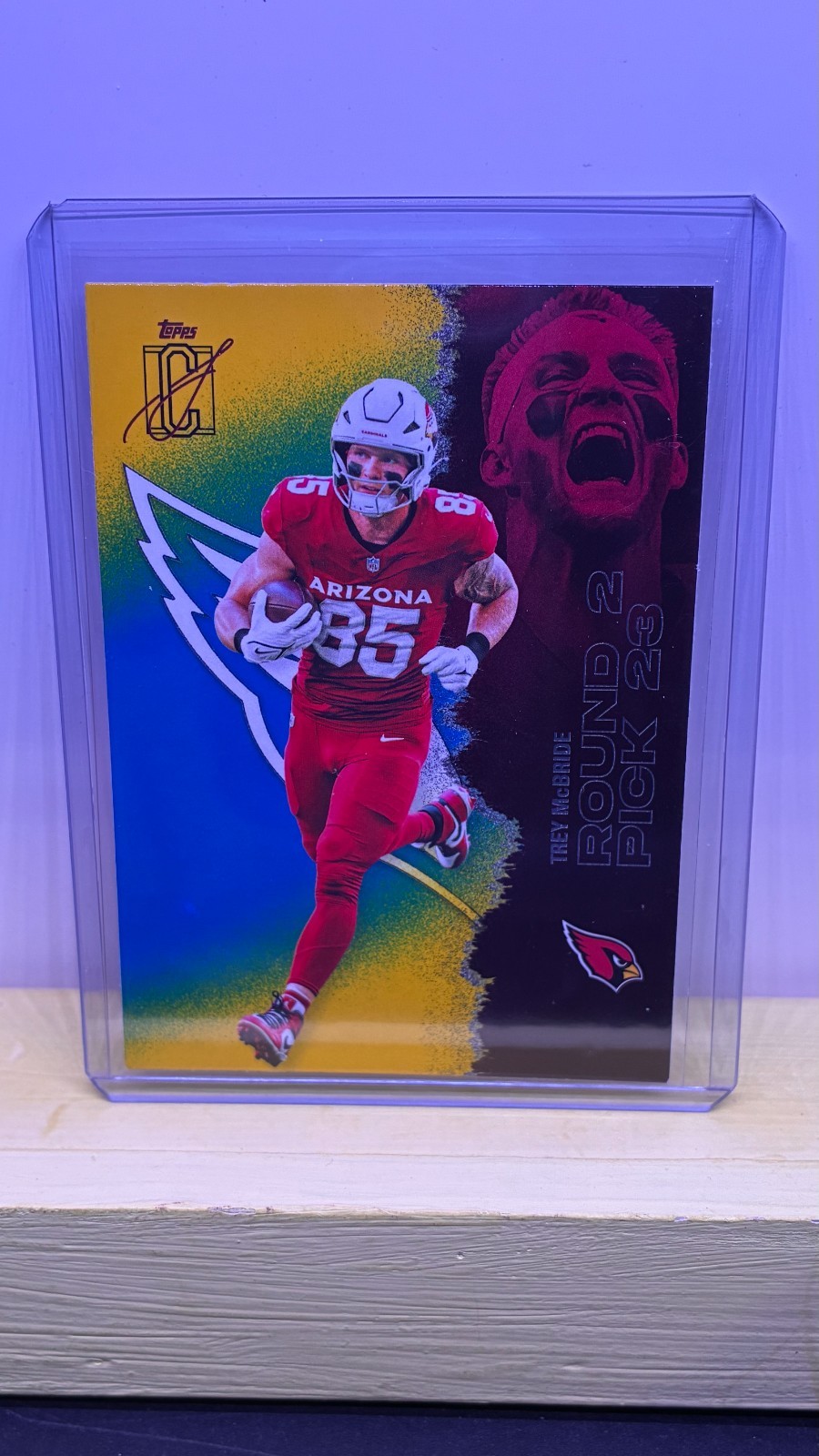 2025 Topps Signature Class Blue & Yellow #1 Trey McBride