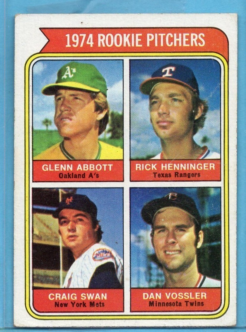 1974 Topps Baseball Card Rookies Complete Your Set U-Pick #’s 596 -608