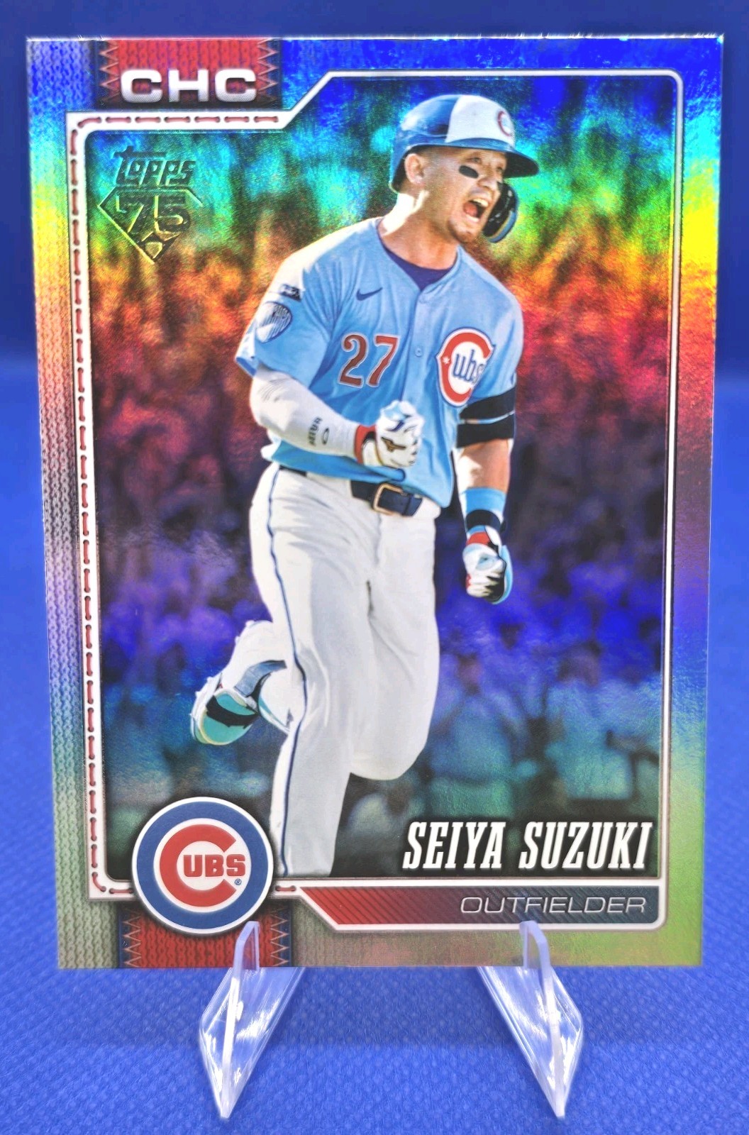 Seiya Suzuki 2026 Topps Series 2 Rainbow Foil #685 Chicago Cubs
