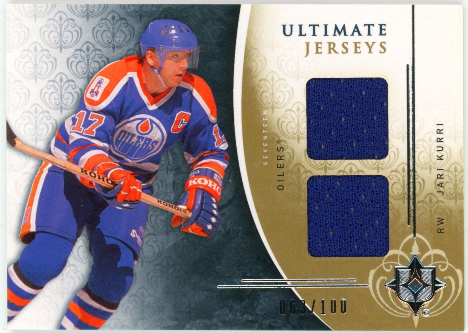 2009-10 Upper Deck Ultimate Jerseys Jari Kurri #063/100