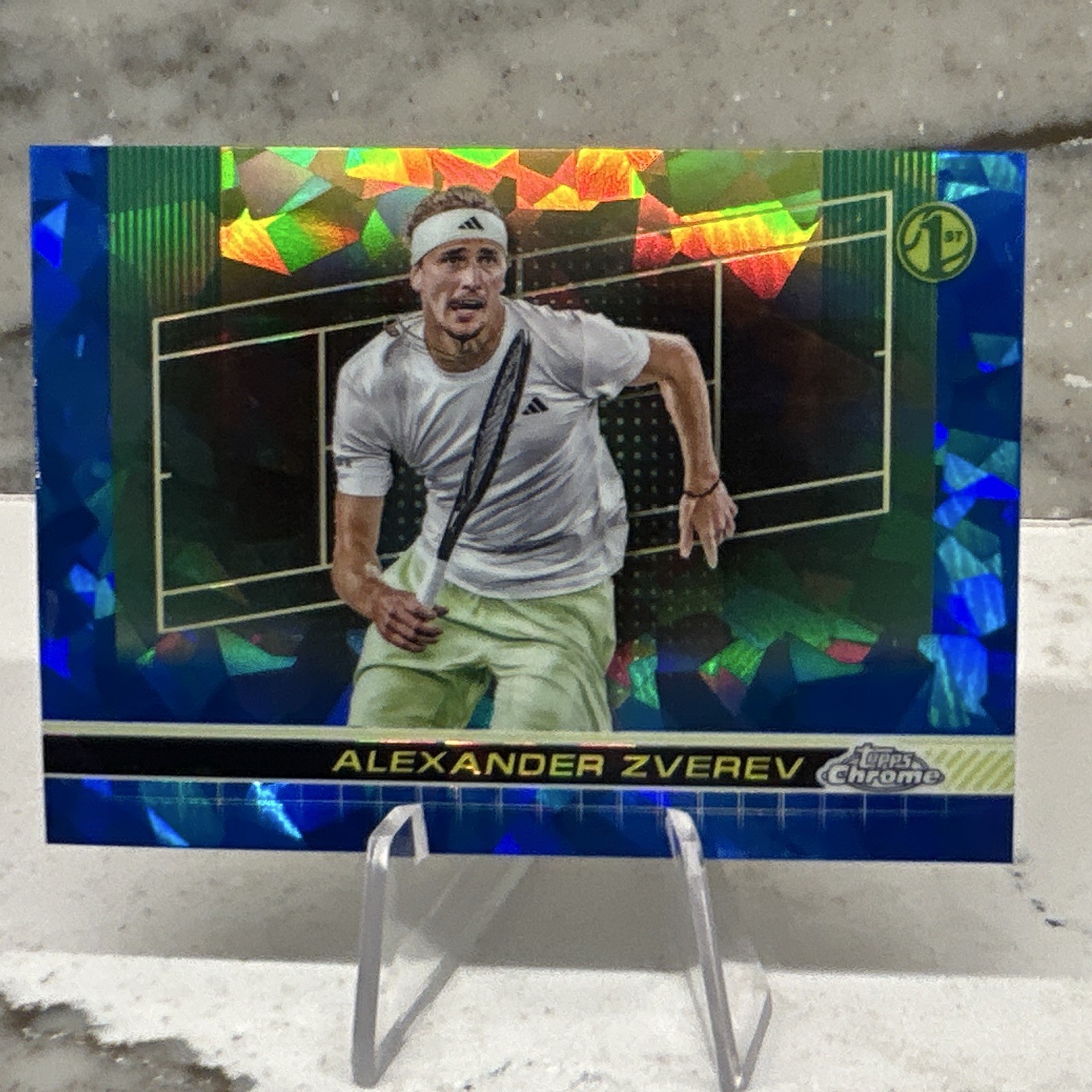 2024 Topps Chrome Sapphire Edition – Alexander Zverev #74 1st Edition Tennis