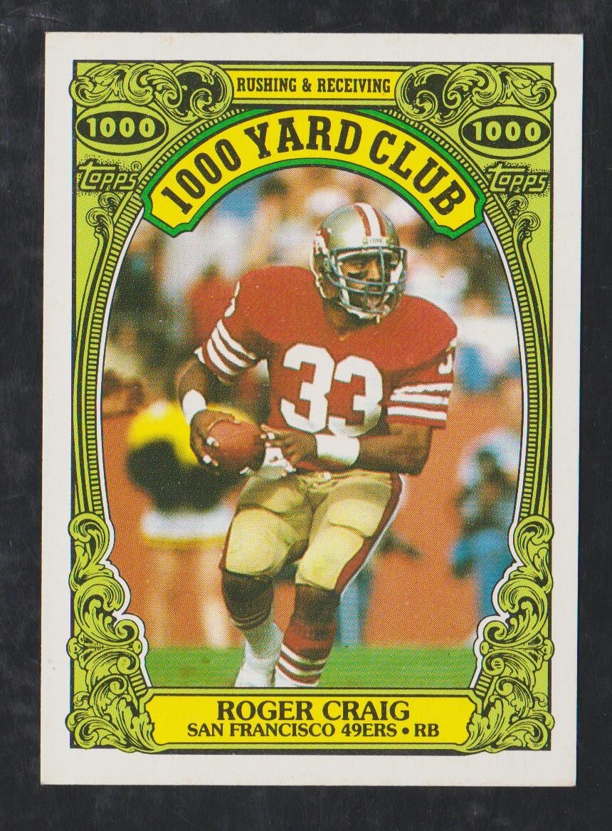 1986 TOPPS FOOTBALL 1000 YARD CLUB – YOU PICK #1 – #26 NMMT * FREE SHIP *