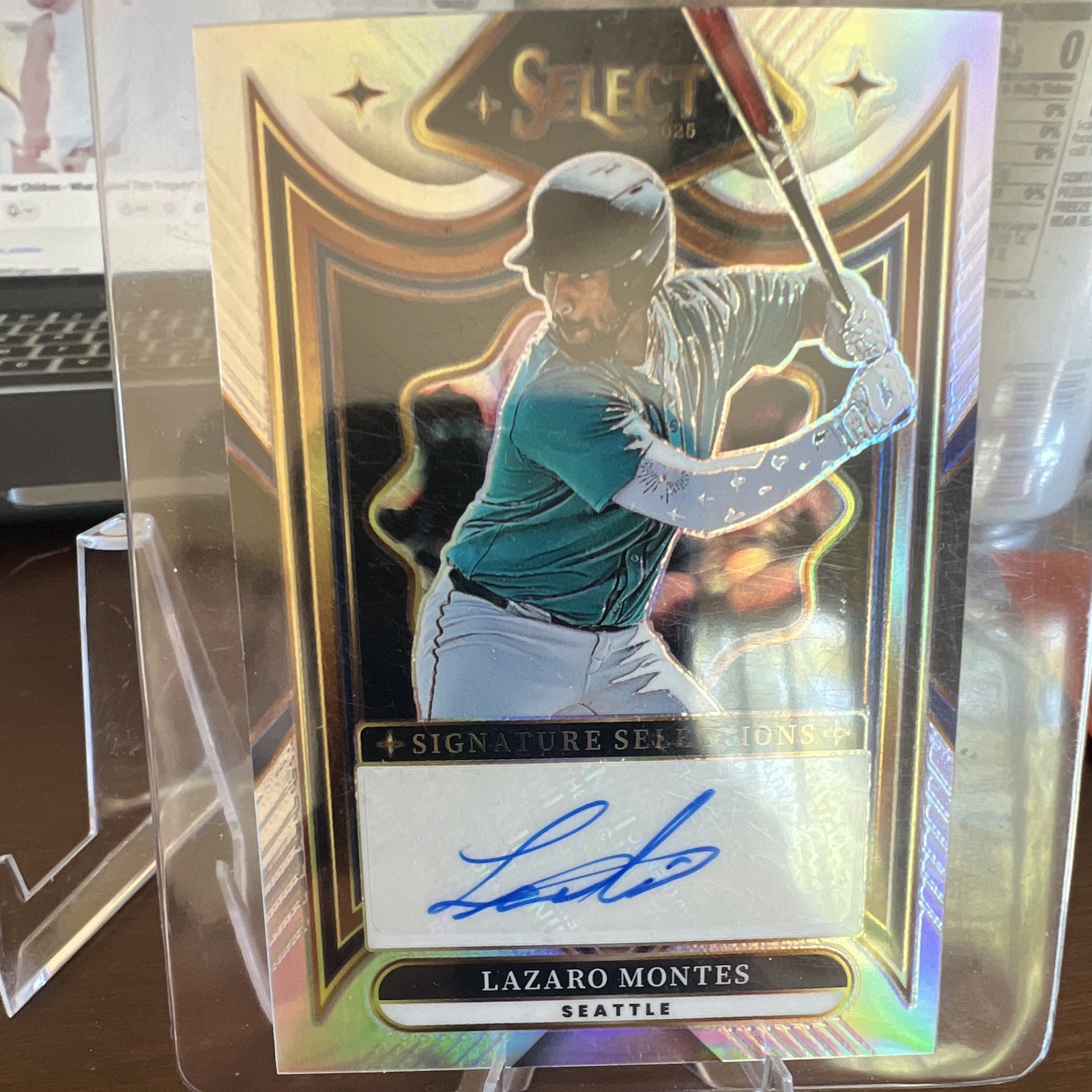 2025 Panini Select – Signature Selections Lazaro Montes #SS-LM (AU, RC)