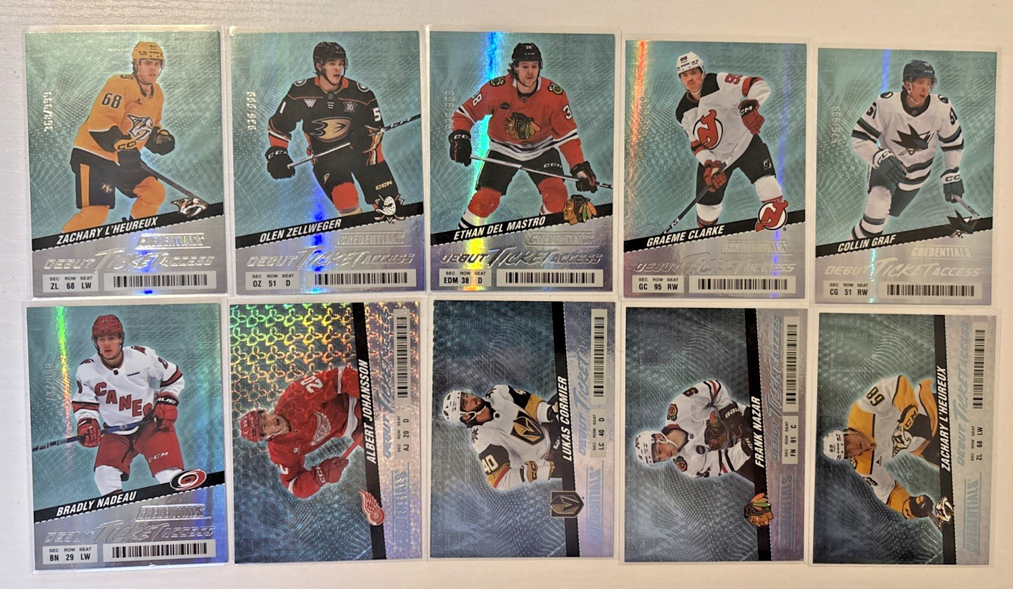 2024-25 UD Credentials Inserts, Parallels, #’d, RC’s! Complete Your Sets! U PICK