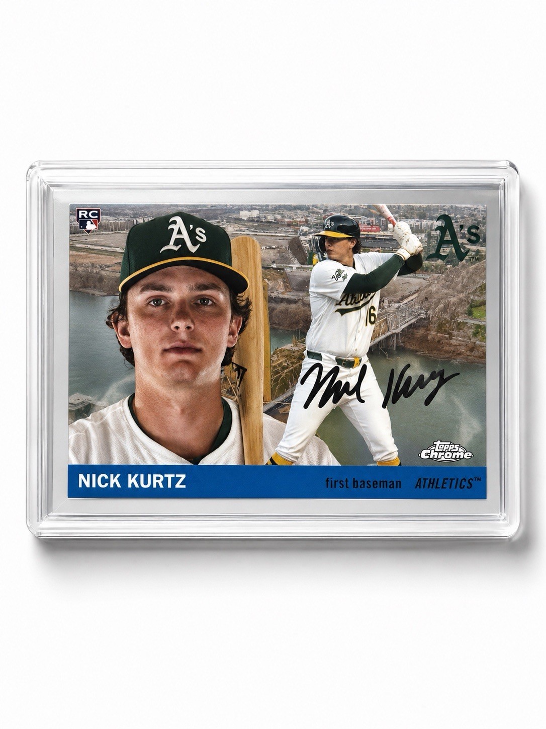 2025 Topps Platinum Nick Kurtz 📈 City Varitation SSP (RC) ROTY 🚨 Athletics MLB