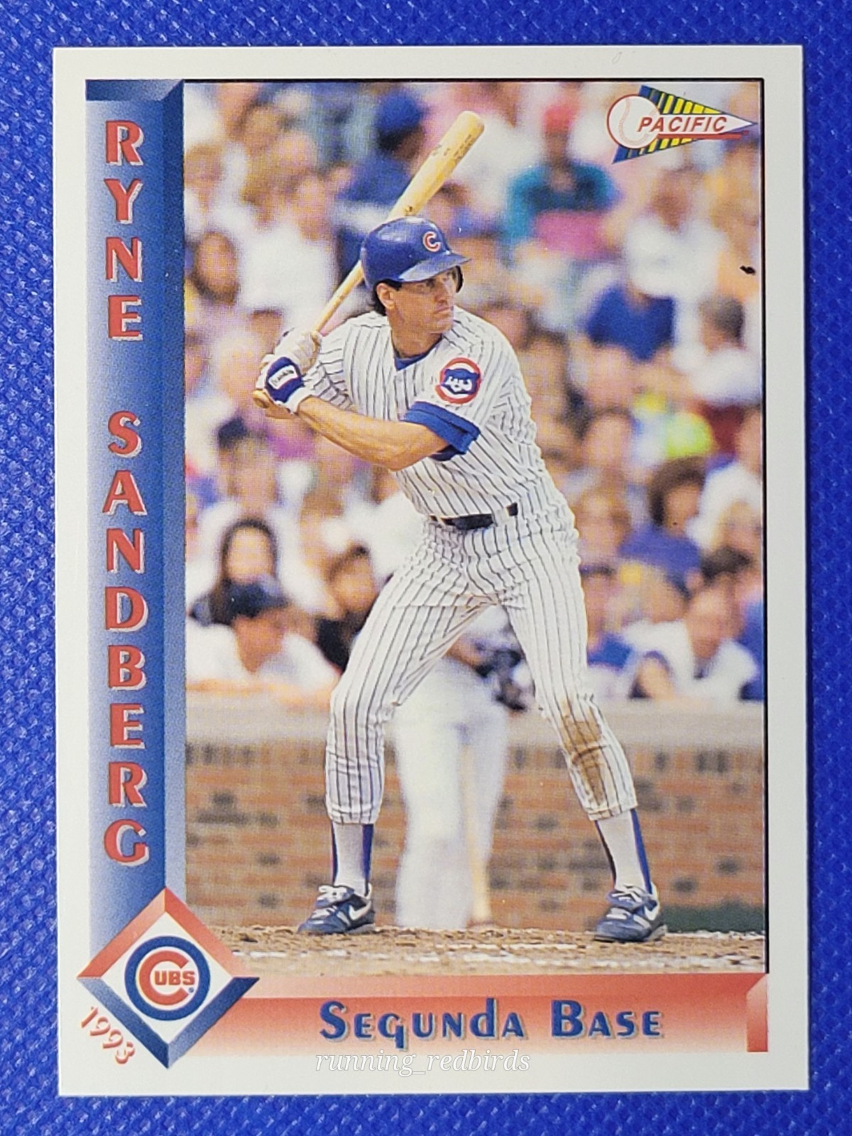1993 Pacific Spanish Ryne Sandberg #62 Cubs HOF – 10+ Items Ship FREE!