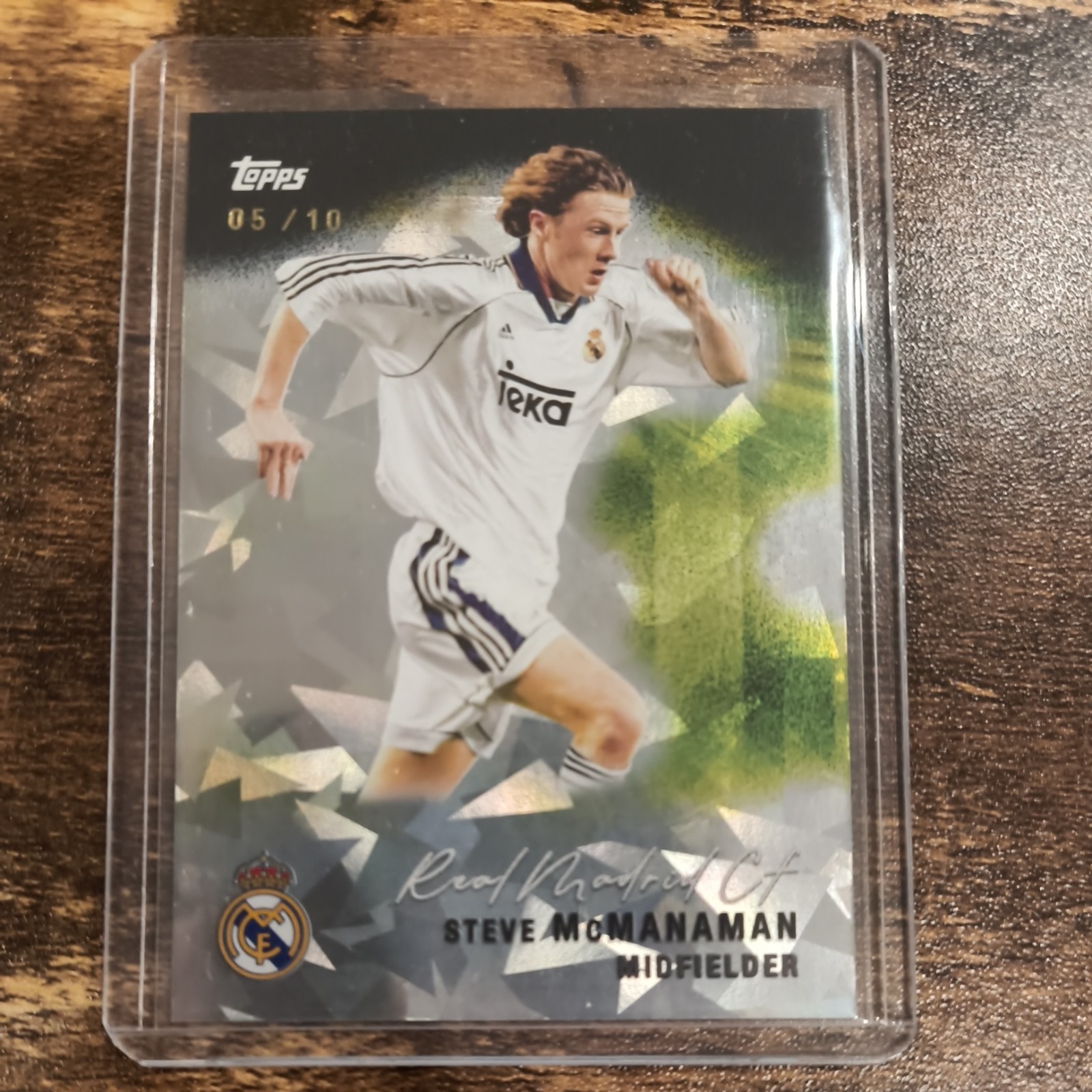 Steve Mcmanaman /10 25-26 Real Madrid team set topps