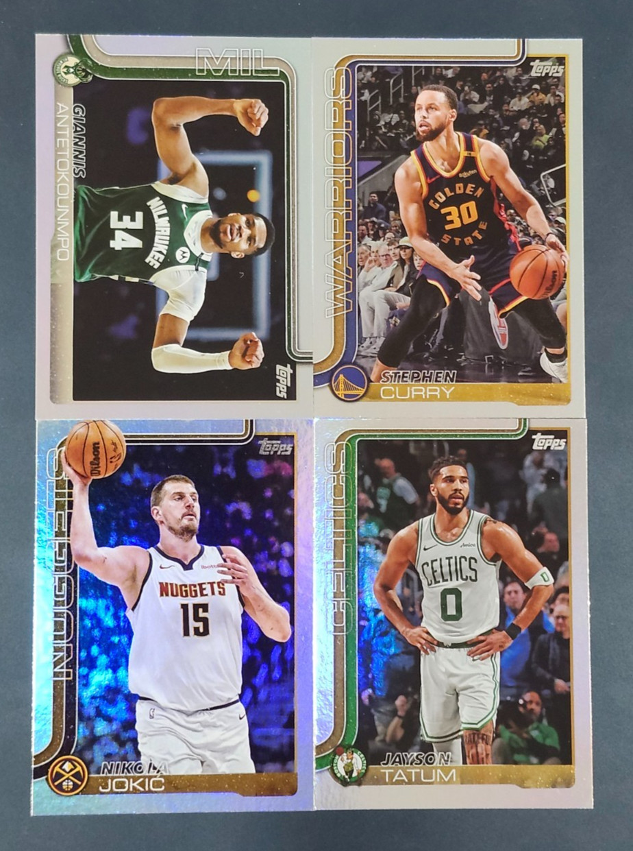 2025-26 Topps Flagship Basketball RAINBOW FOILS 1-200 You Pick – 2 Card Minimum