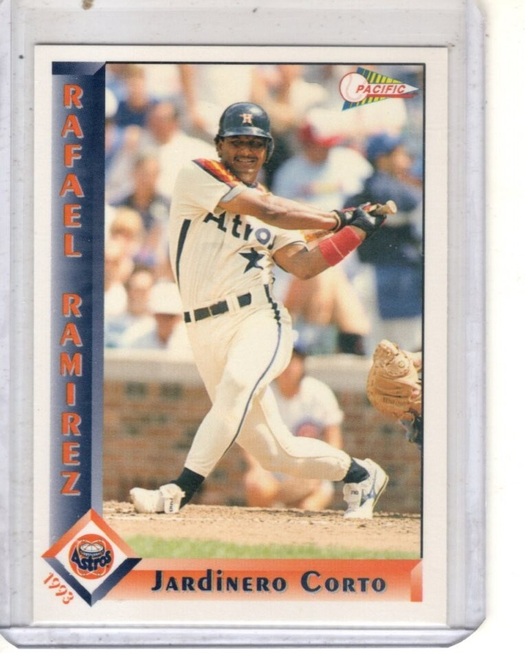 1993 Pacific Spanish Baseball Card #127 Rafael Ramirez Houston Astros 