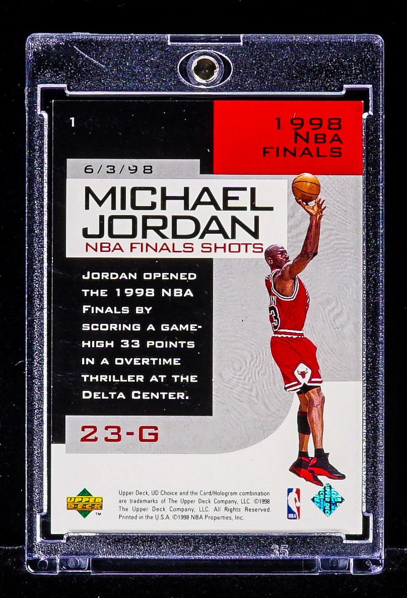 Michael Jordan RARE GOLD FOIL HIGHLIGHTS INVESTMENT CARD Chicago Bulls GOAT SSP