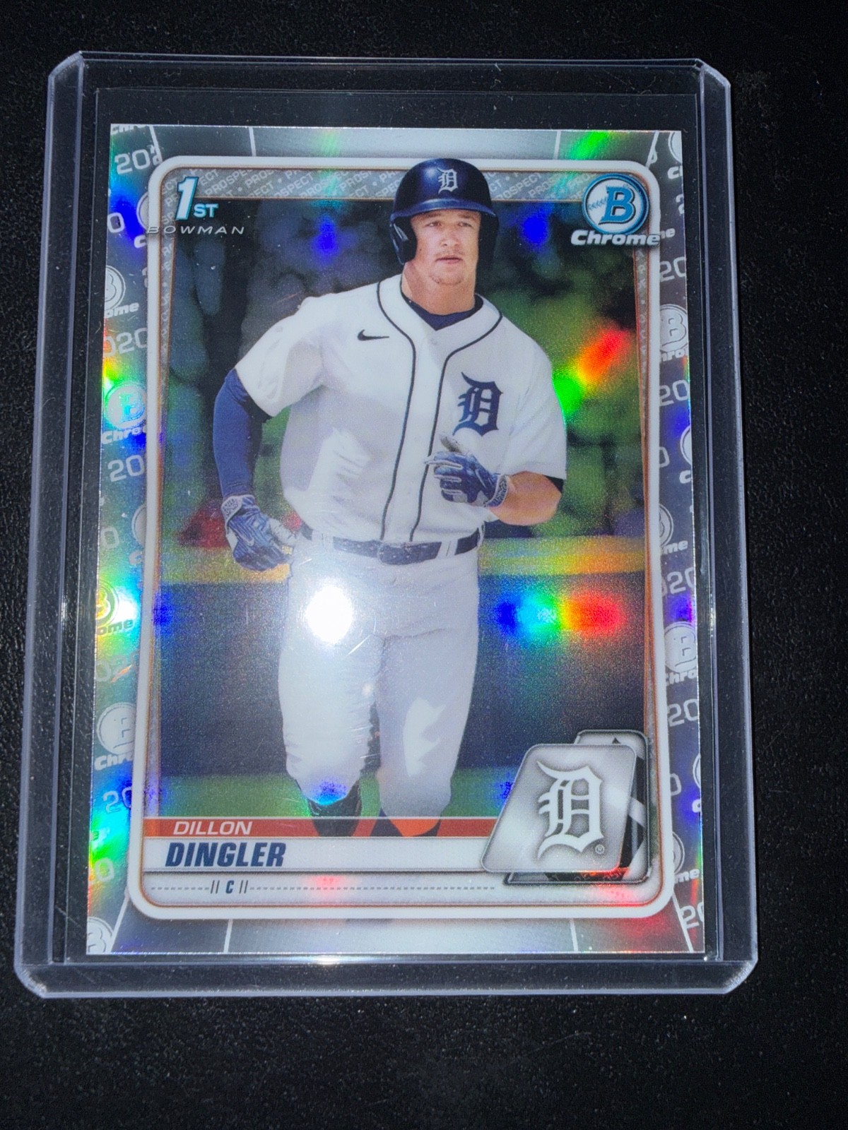 Dillon Dingler 2020 Bowman Draft Bowman’s 1’st Chrome Refractor /Tigers #BD144