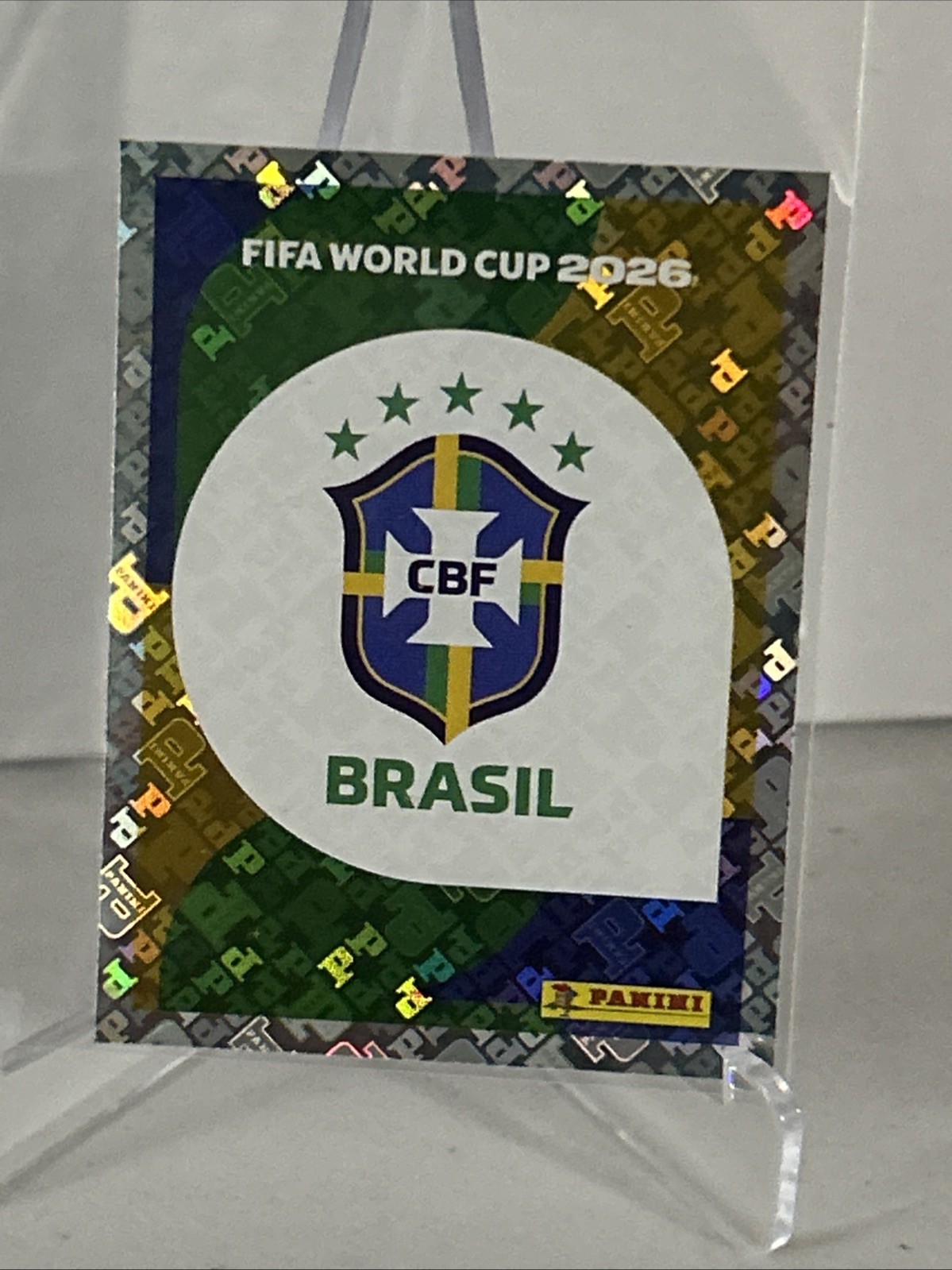 2026 Panini FIFA World Cup 26 BRA 1 Brazil Team Logo Unused Code