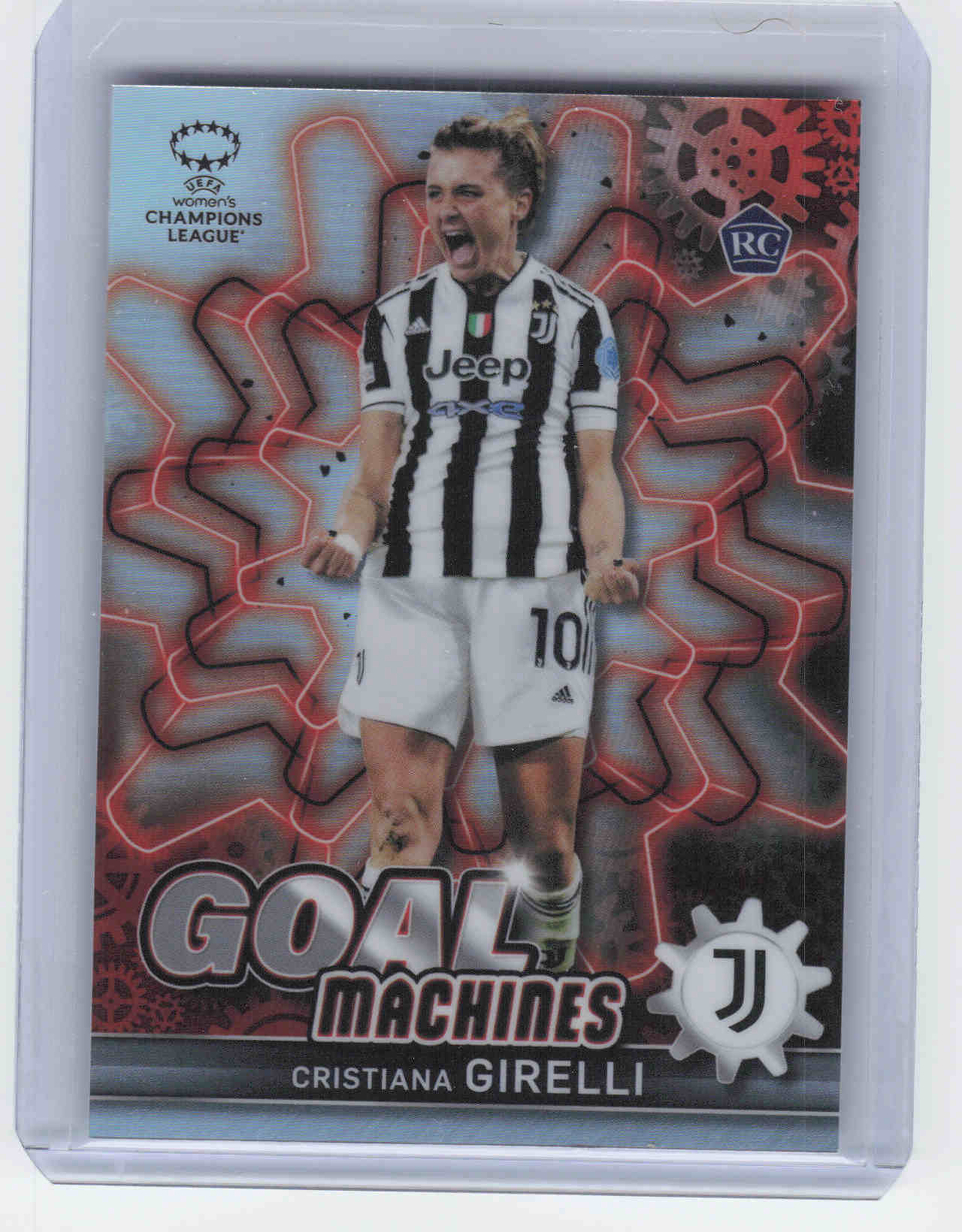 2021-22 Topps Chrome UEFA Women’s #GM-9 Cristiana Girelli Goal Machines