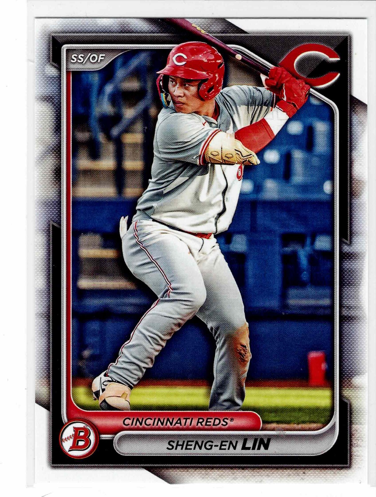 Sheng-en Lin Cincinnati Reds 2024 Bowman Draft ***
