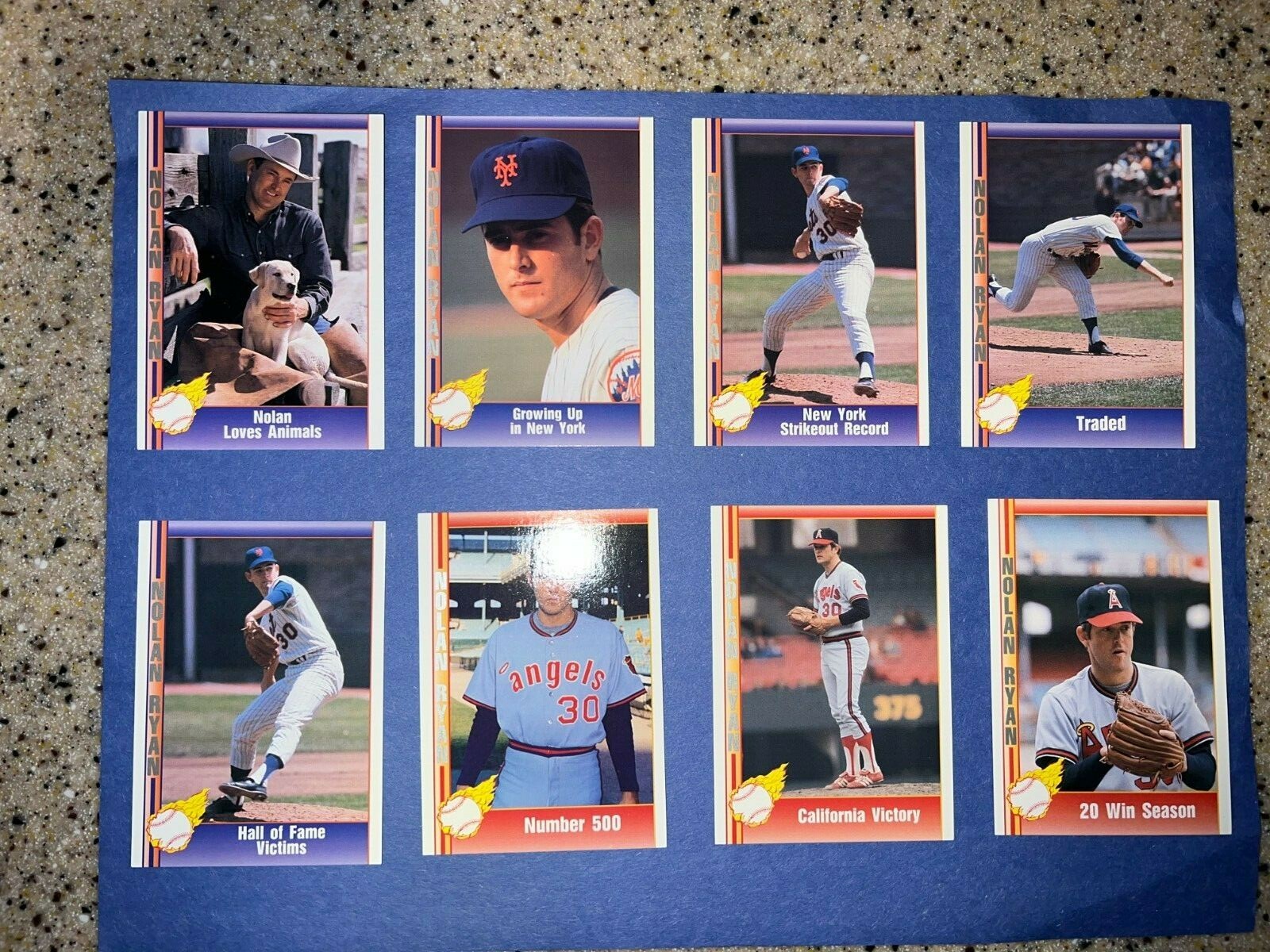 1991 PACIFIC NOLAN RYAN TEXAS EXPRESS BASEBALL CARDS YOU CHOOSE 1-222 MLB CARD