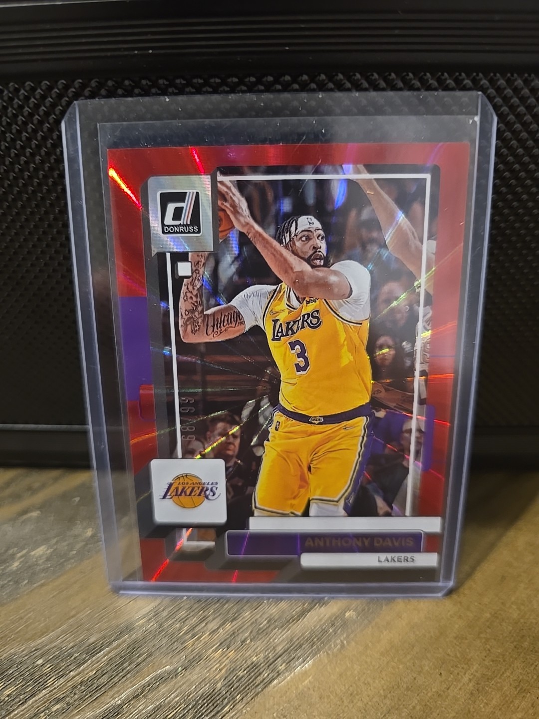 2022-23 Panini Donruss – Anthony Davis #129 Holo Red Laser /99