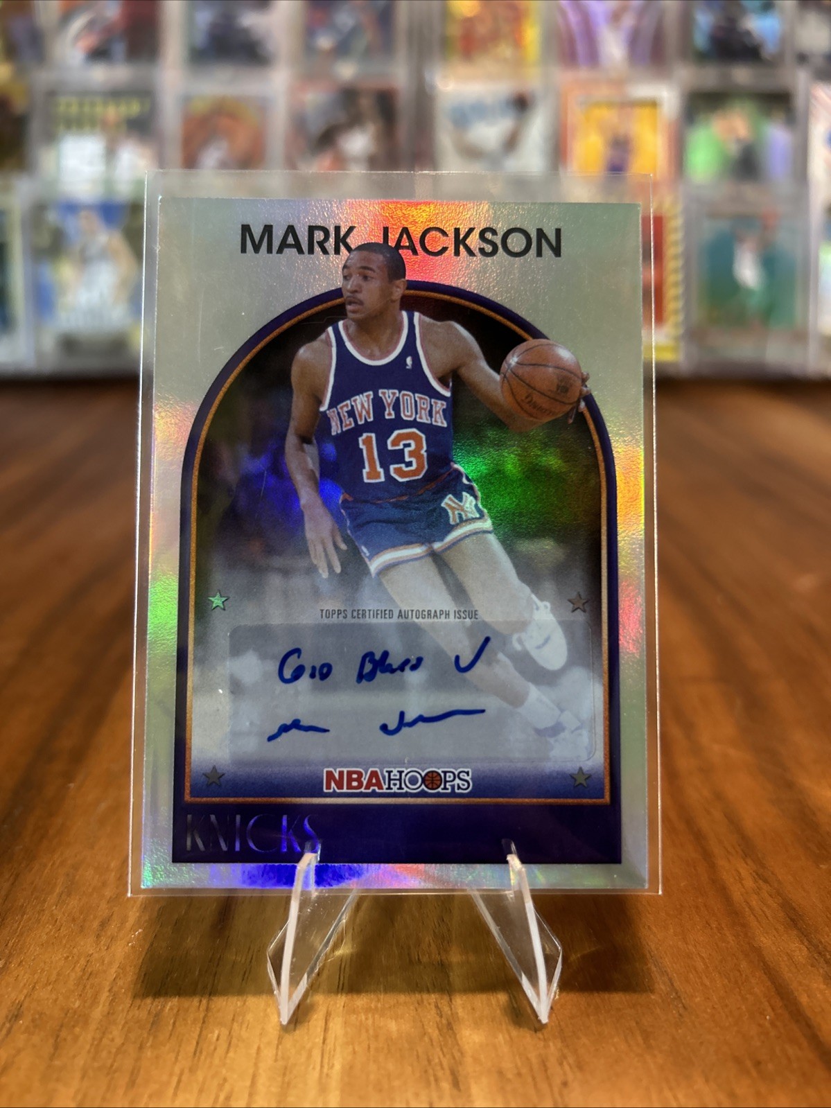 2025 TOPPS NBA HOOPS 1989 AUTO MARK JACKSON KNICKS