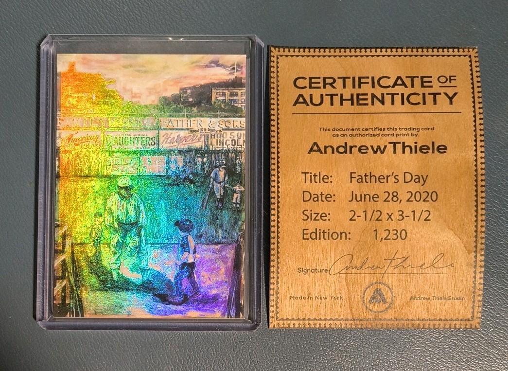 Andrew Thiele Heritage Companion Card #2 Fathers Day Holo Foil LE 576/1230