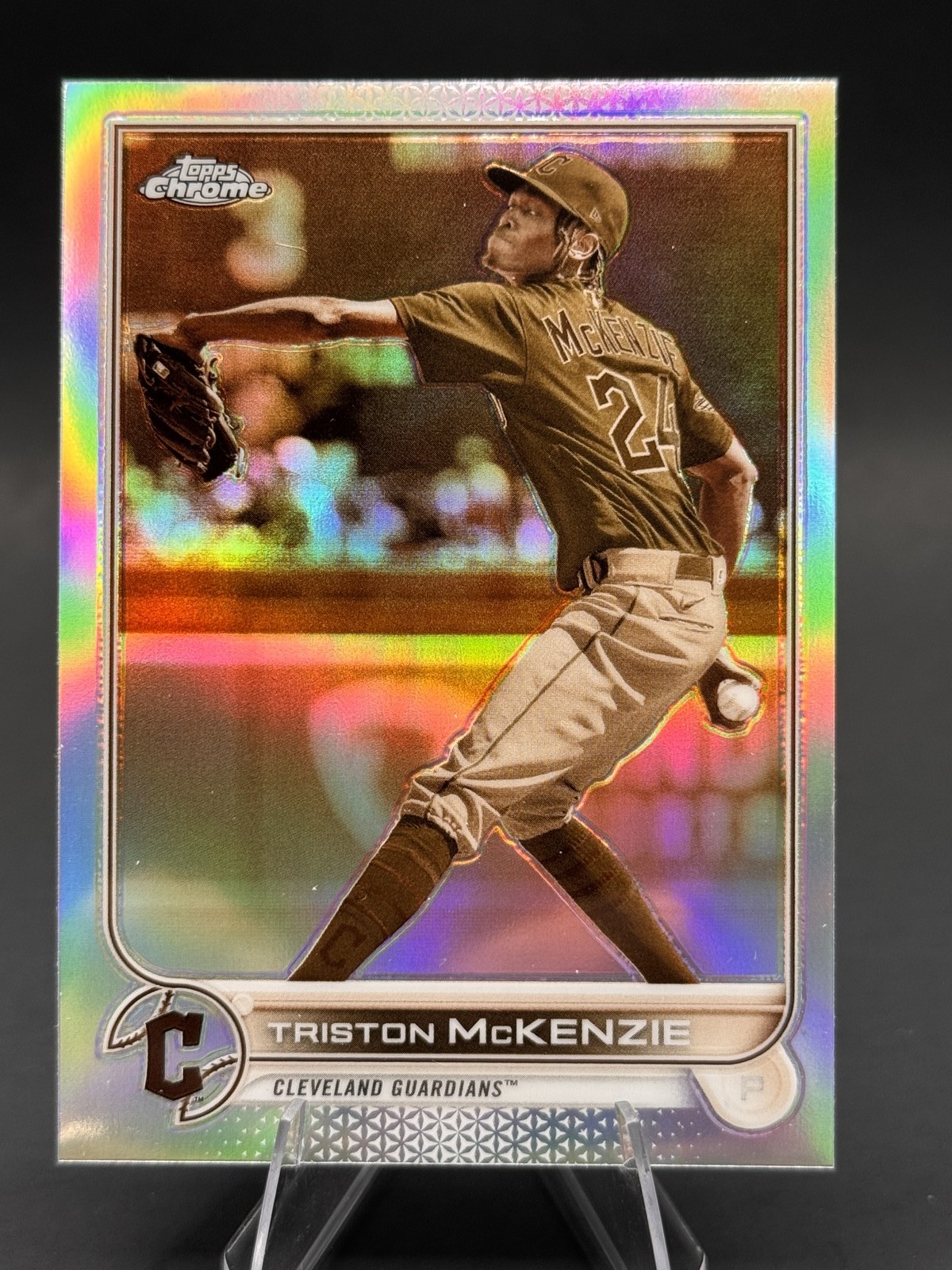 2022 Topps Chrome #142 TRISTON MCKENZIE Sepia Refractor
